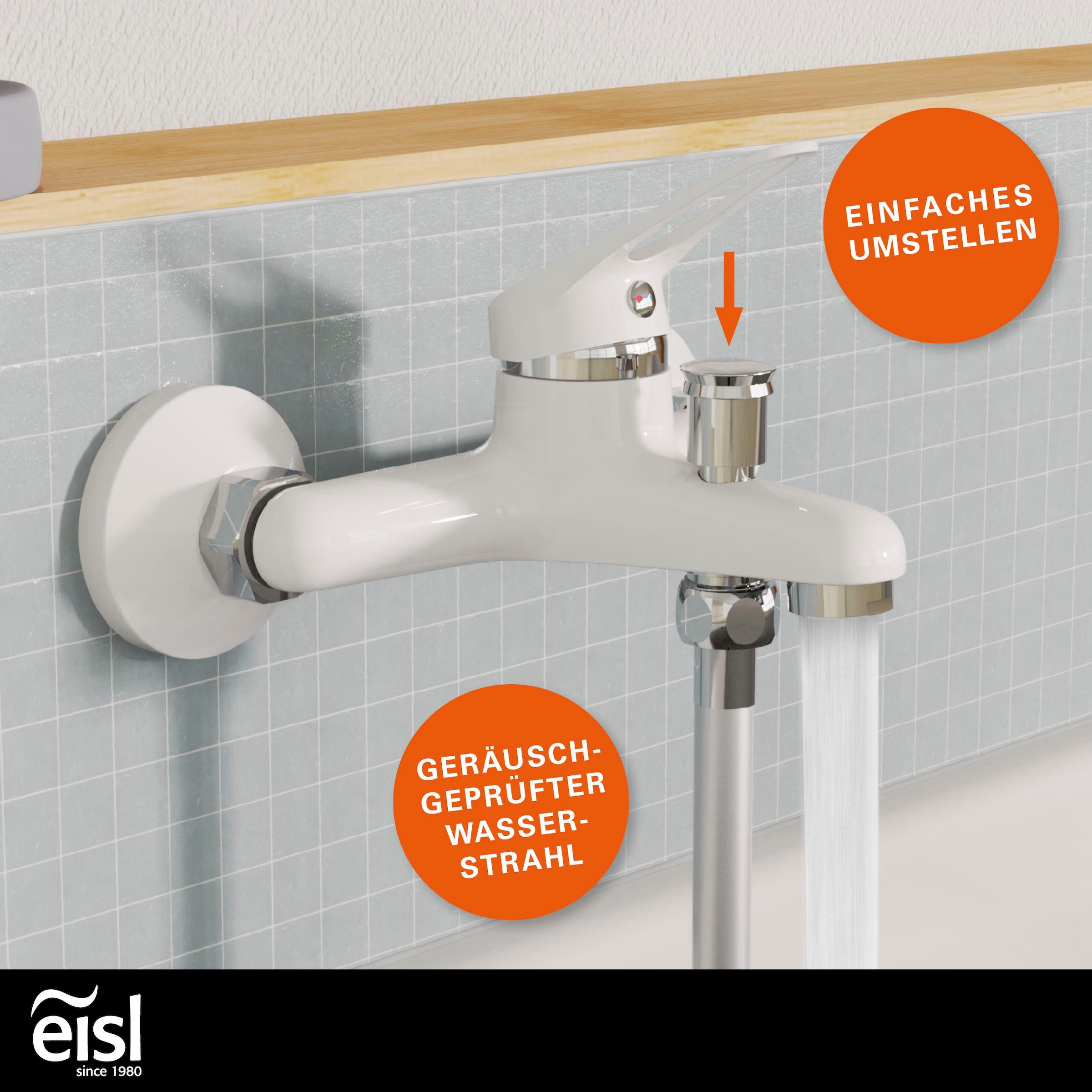 Eisl Badarmatur »3-teilige Serie SPEED«, (Set), geräuscharm, Marken-Mischdüse