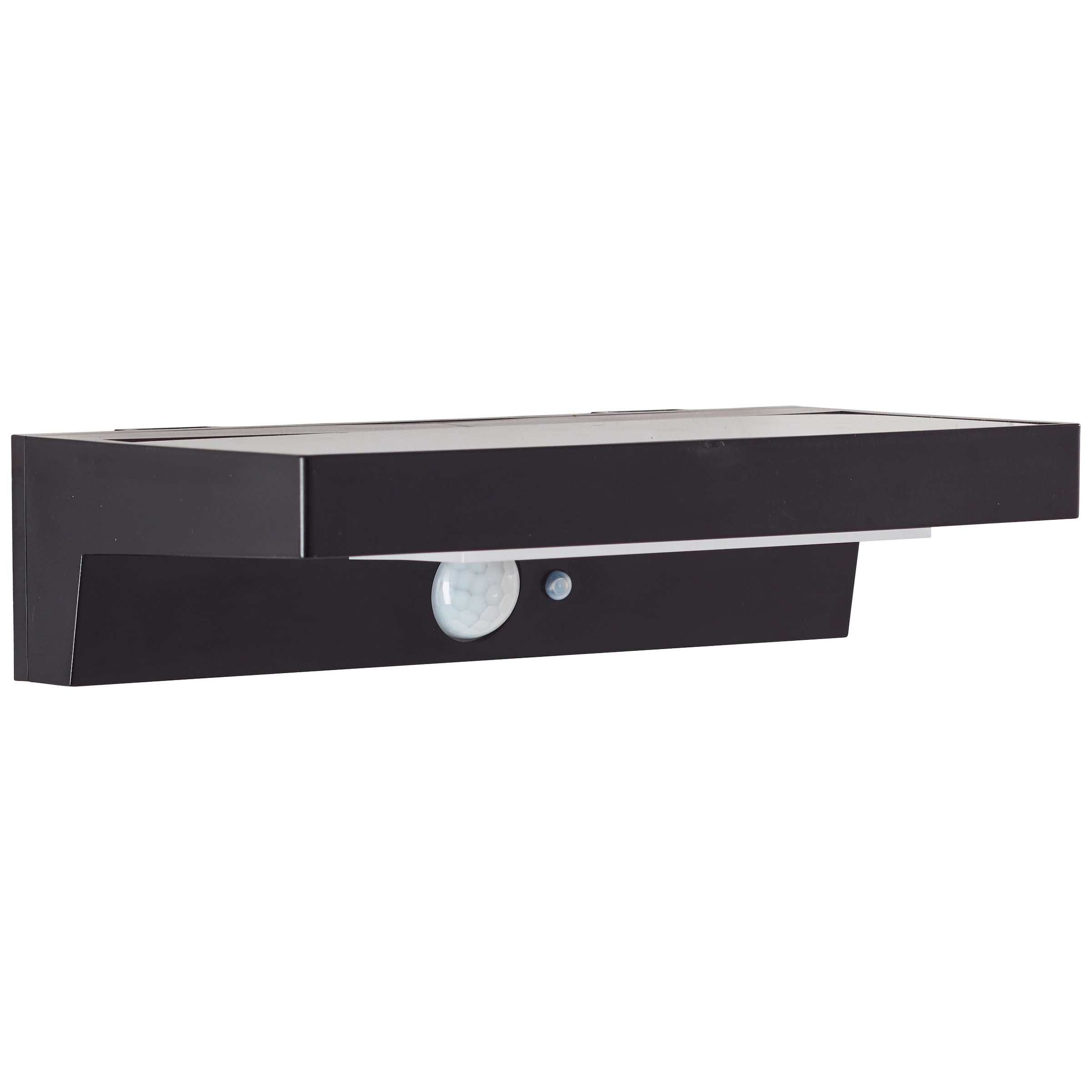 Brilliant LED Außen-Wandleuchte »Barker«, LED Außenwandleuchte, Solar, 21 cm, 430 lm, 4000 K, schwarz