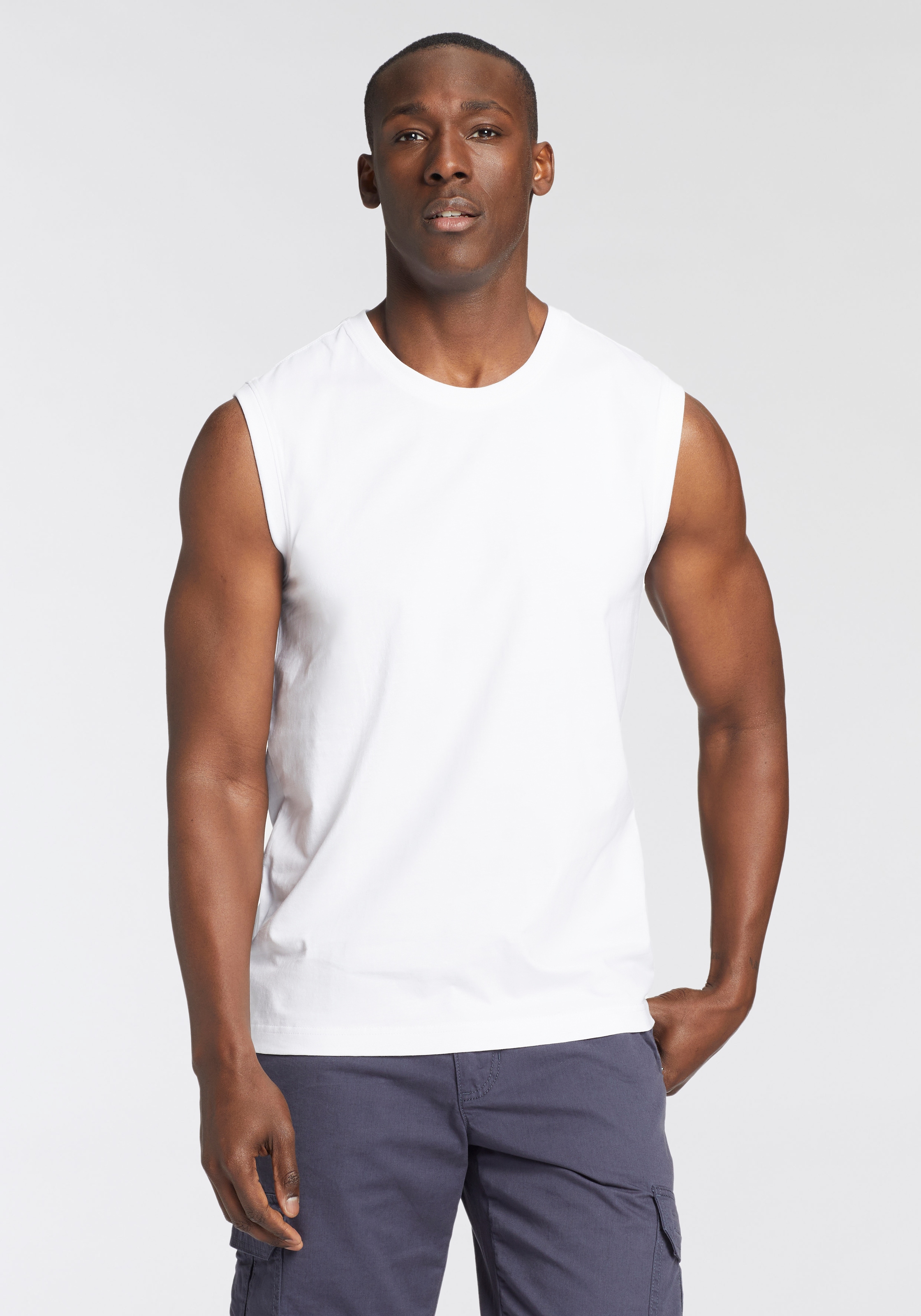 Man's World Muscleshirt, aus reiner Baumwolle