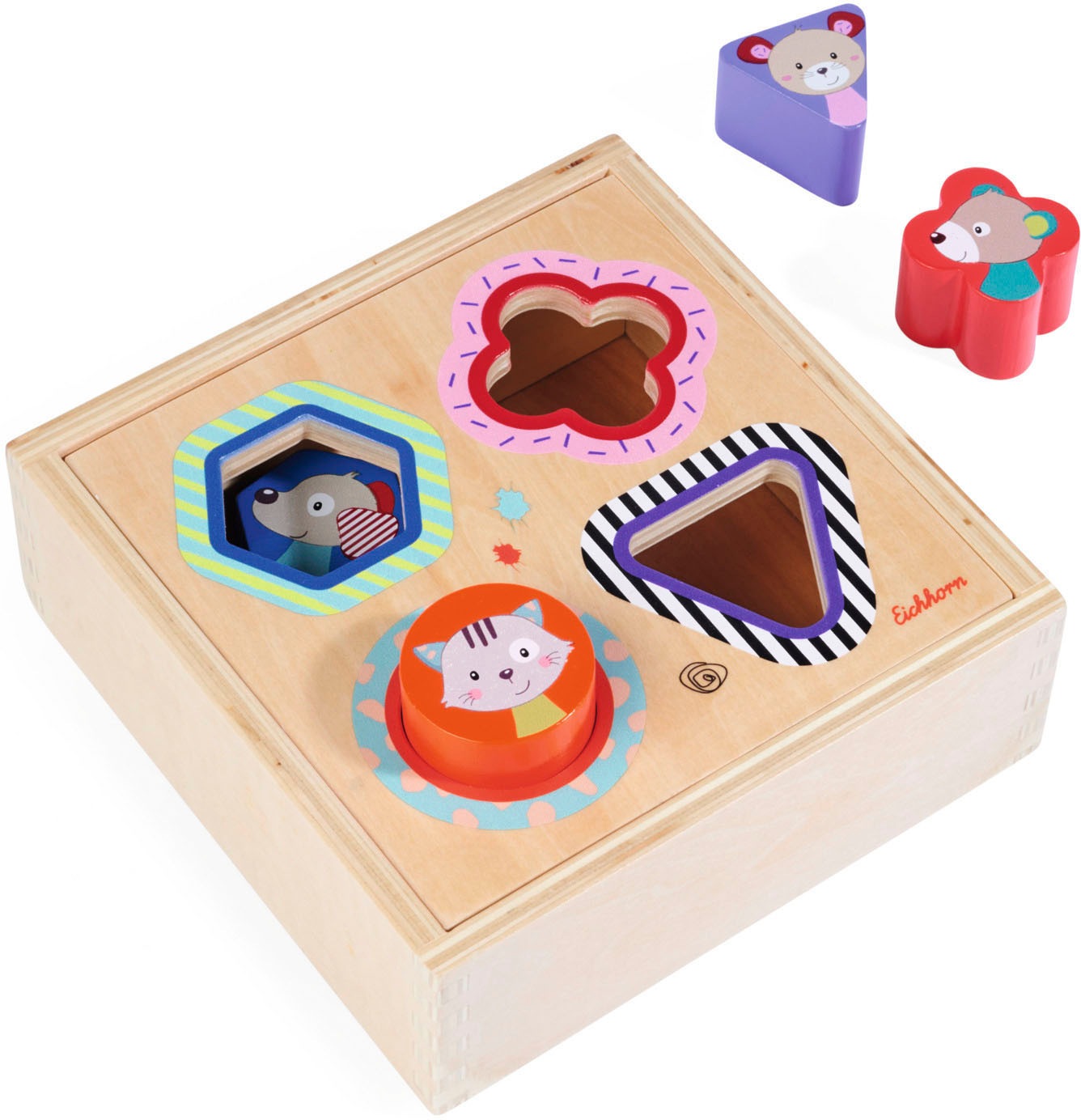 EICHHORN Steckspielzeug »Steckbox Friends« FSC - schützt Wald bunt
