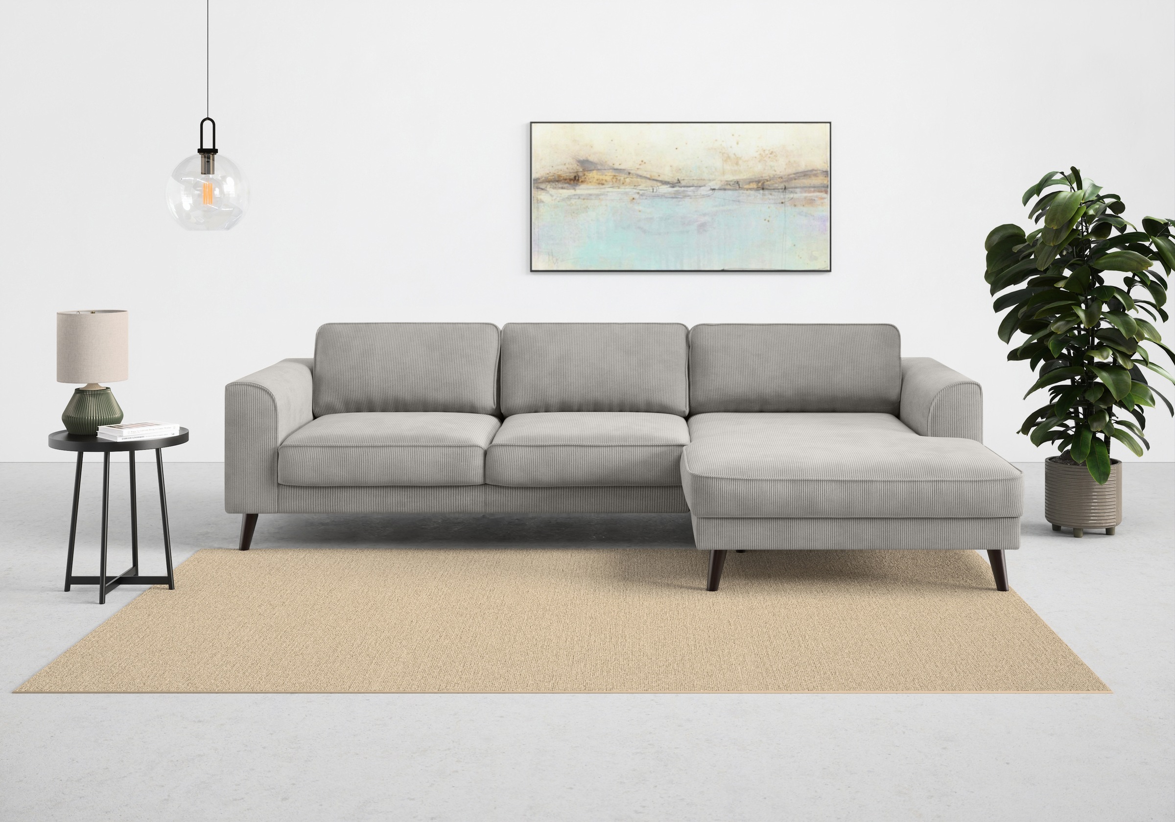 TRENDMANUFAKTUR Ecksofa Lumber Jack, elegantes Designsofa, zeitlos modern, günstig online kaufen