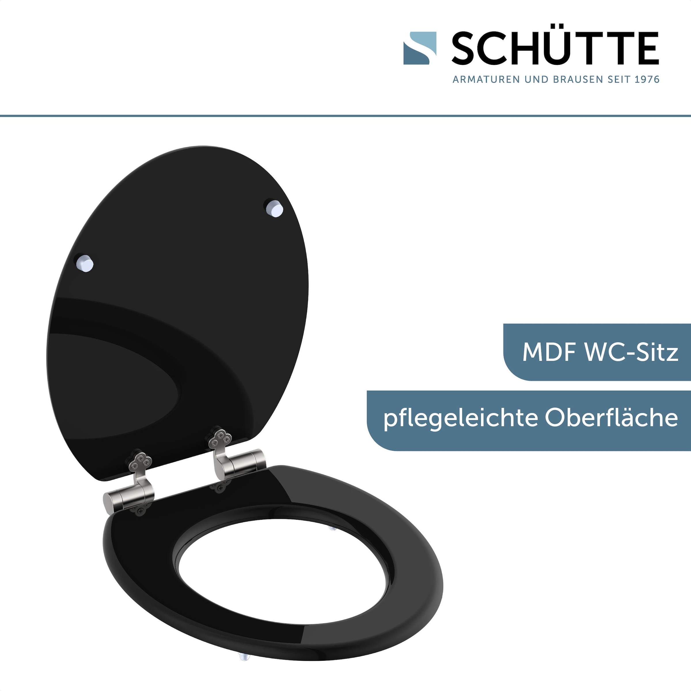 Schütte WC-Sitz »SPIRIT«, mit Absenkautomatik und MDF-Holzkern