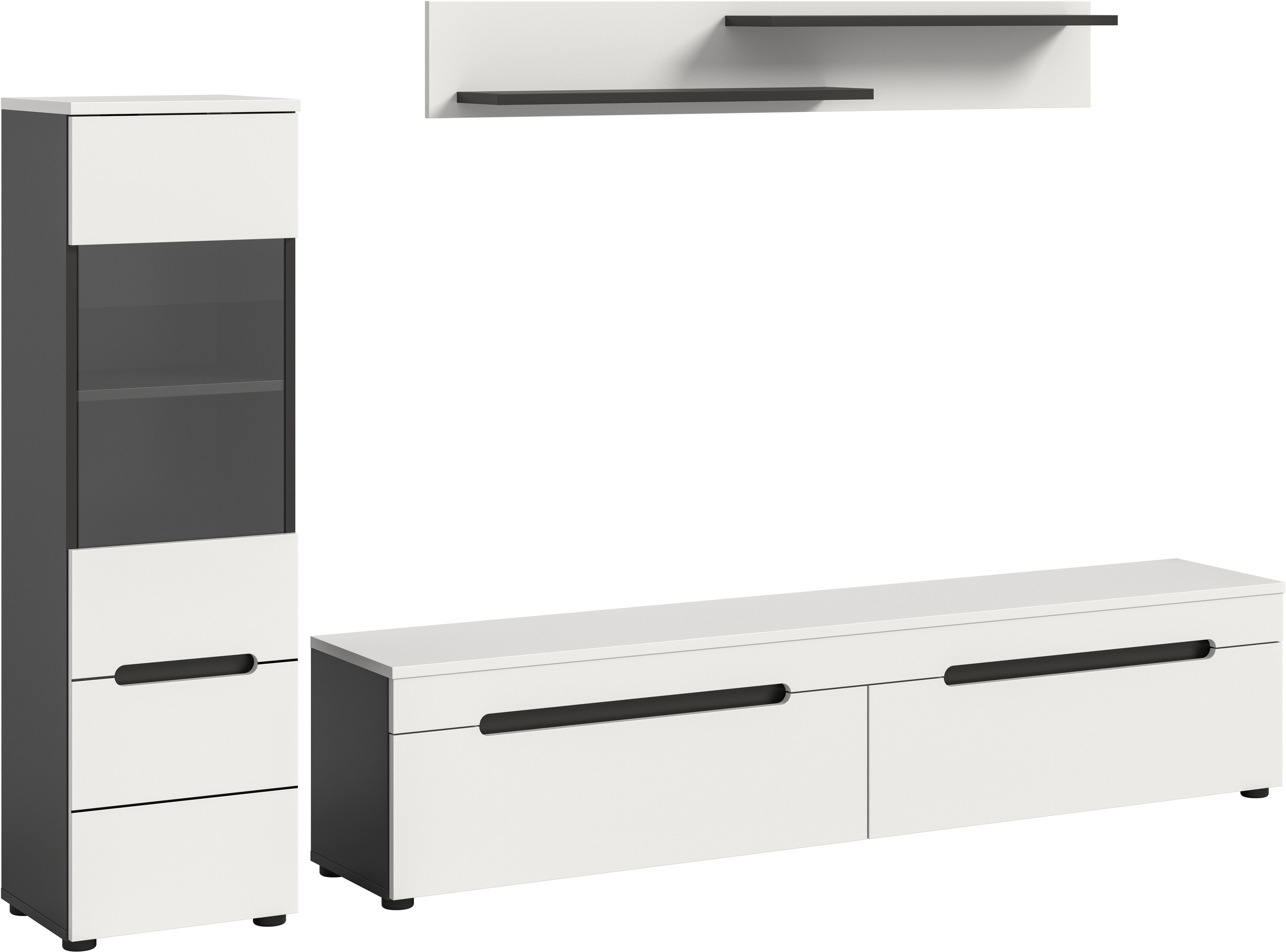 INOSIGN Wohnwand »REHAT, TOPSELLER!, 3-teilig, wahlweise stehend und hängen günstig online kaufen