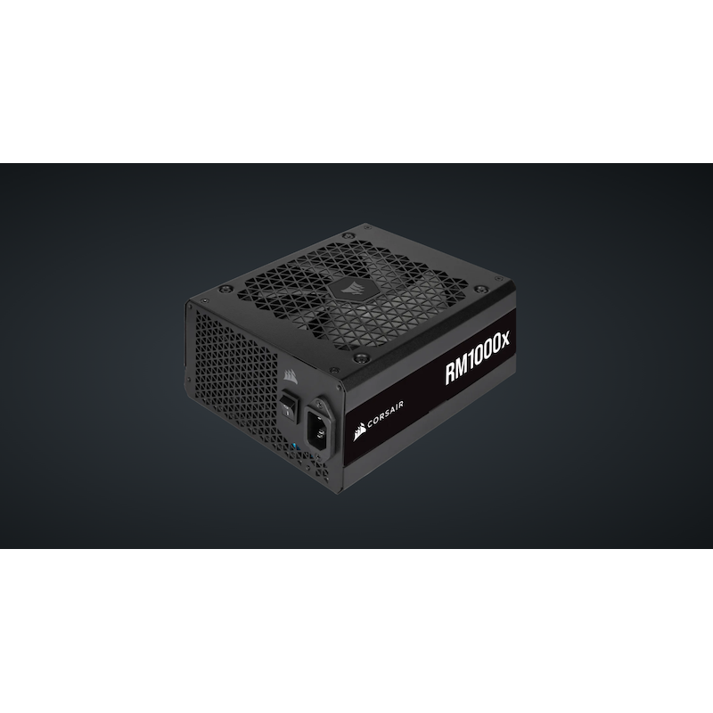 CORSAIR PC-Netzteil »Series RM1000x, Fully Modular 80 Plus Gold 1000 Watt, EU Version« schwarz Bei niedriger und mittlerer Last schaltet sich der...