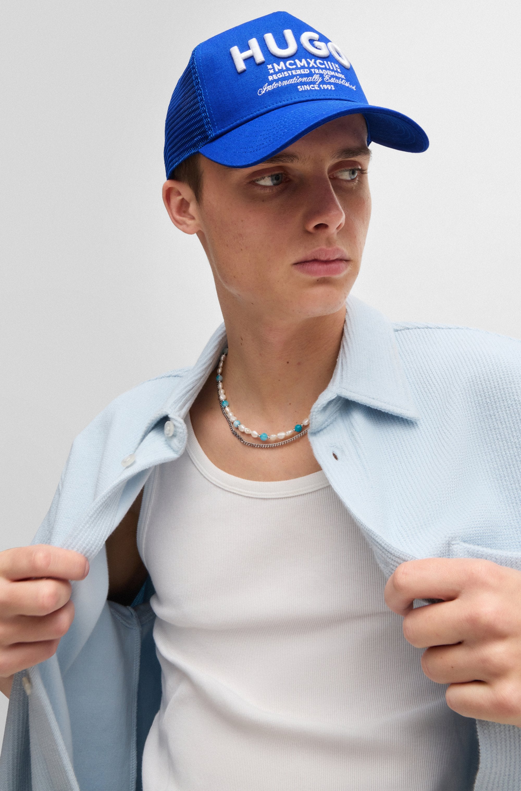 HUGO Blue Baseball Cap »Merk«, Unisex