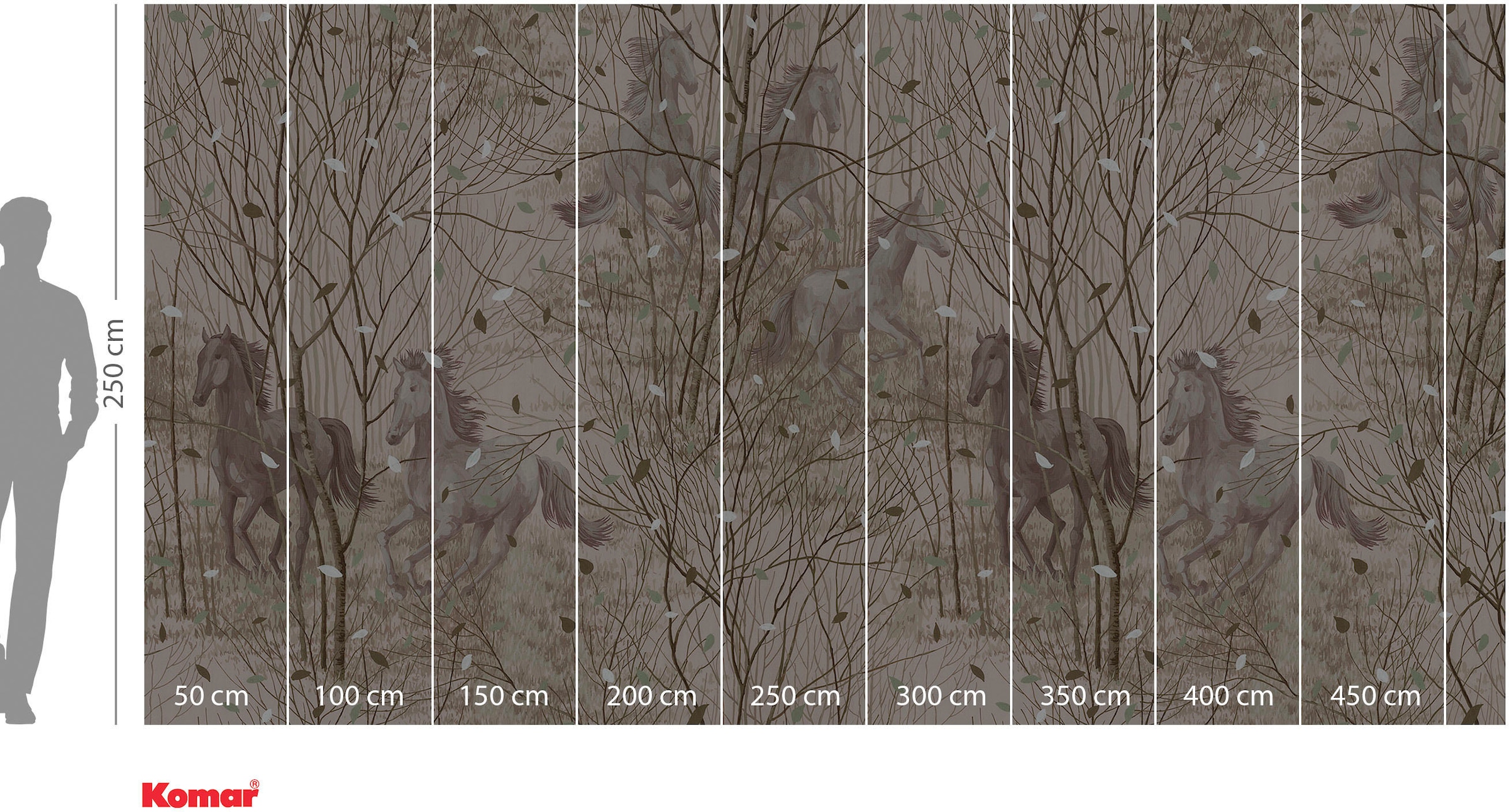 Komar Fototapete »Digitaldruck Vlies - Free Spirit - Größe 600 x 280 cm«, bedruckt, Wohnzimmer, Schlafzimmer