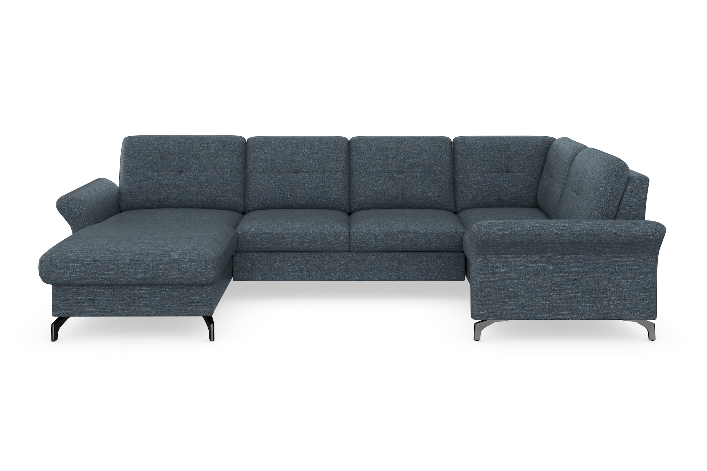 Home affaire Wohnlandschaft »Calando U-Form« wahlweise mit Bettfunktion, Be günstig online kaufen