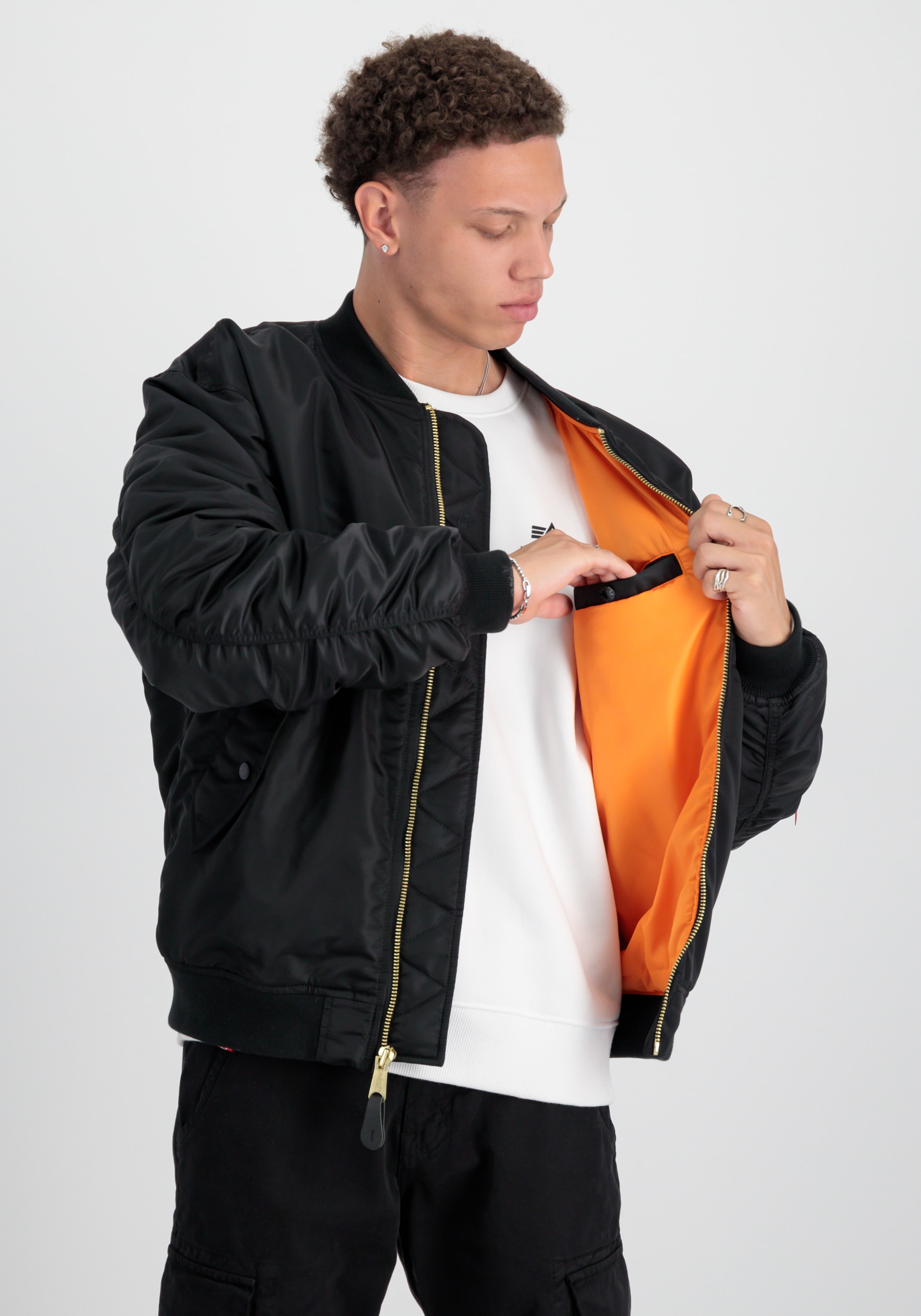 Alpha Industries Bomberjacke »Alpha Industries Men - Bomber Jackets MA-1 NASA Skylab«