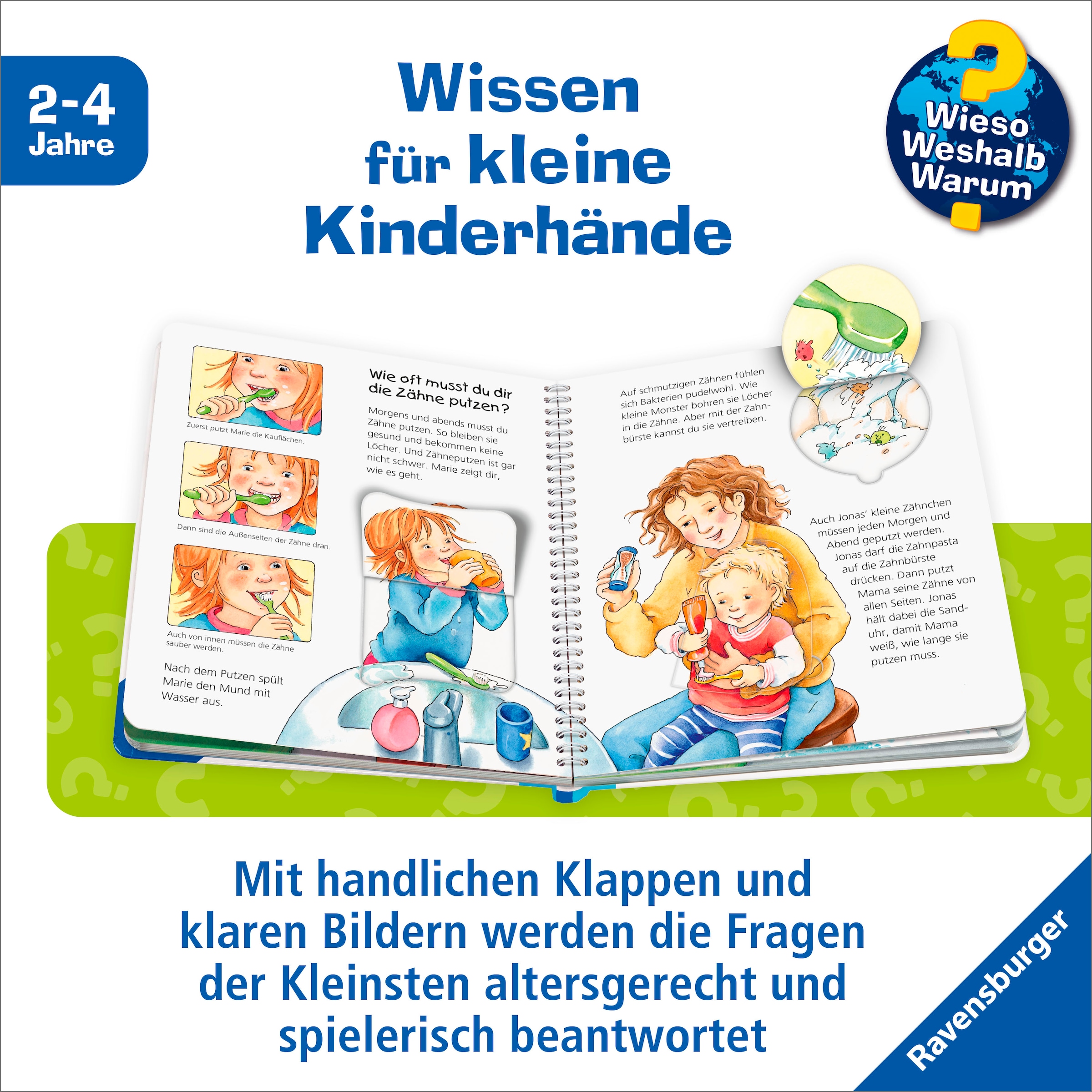 Ravensburger Buch »Zähne putzen, Pipi machen - Wieso? Weshalb? Warum? Junior«, Made in Europe