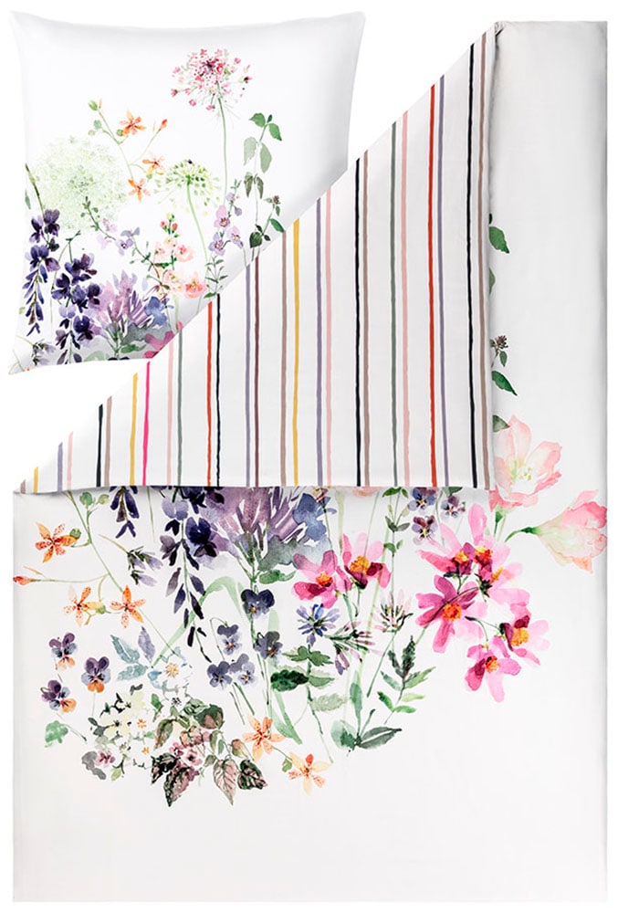 Estella Bettwäsche »Willow« 2 tlg. Hochwertiger Mako-Satin aus 100% Baumwolle