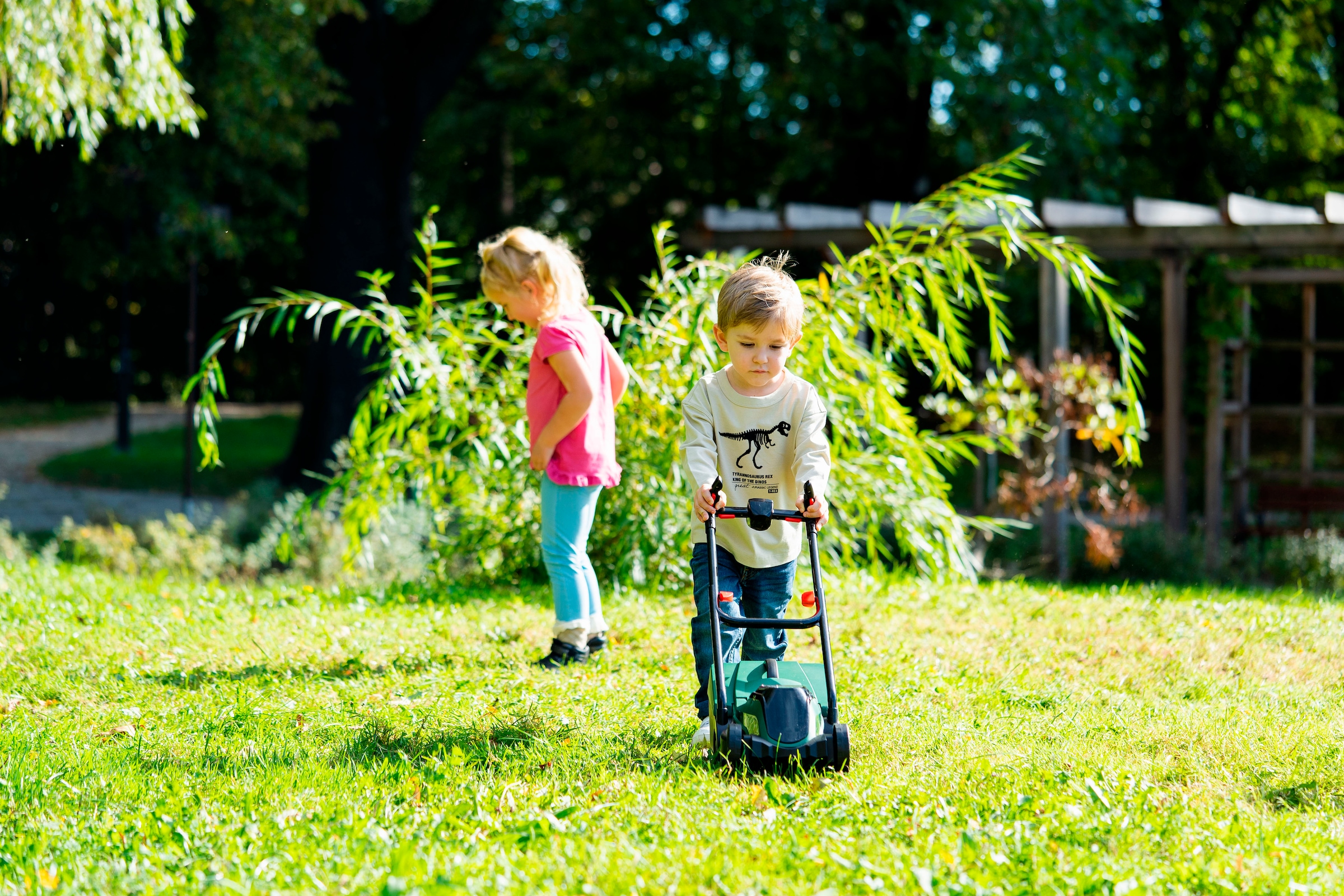 Klein Kinder-Rasenmäher »Bosch mini, Rotak II«, Made in Germany
