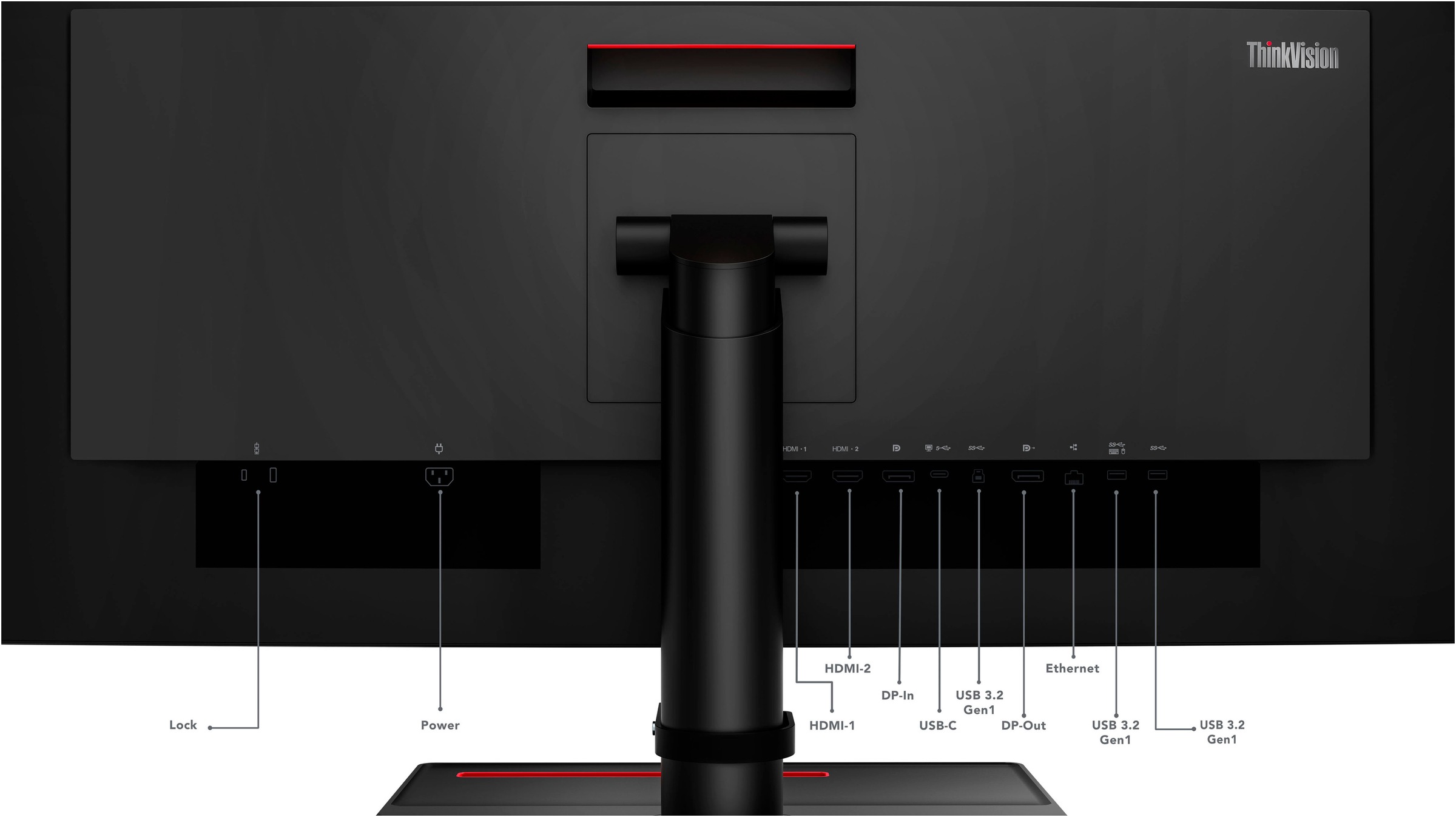 Lenovo LED-Monitor »P34w-20«, 86 cm/34 Zoll, 3440 x 1440 px, Wide Quad HD, 6 ms Reaktionszeit, 60 Hz