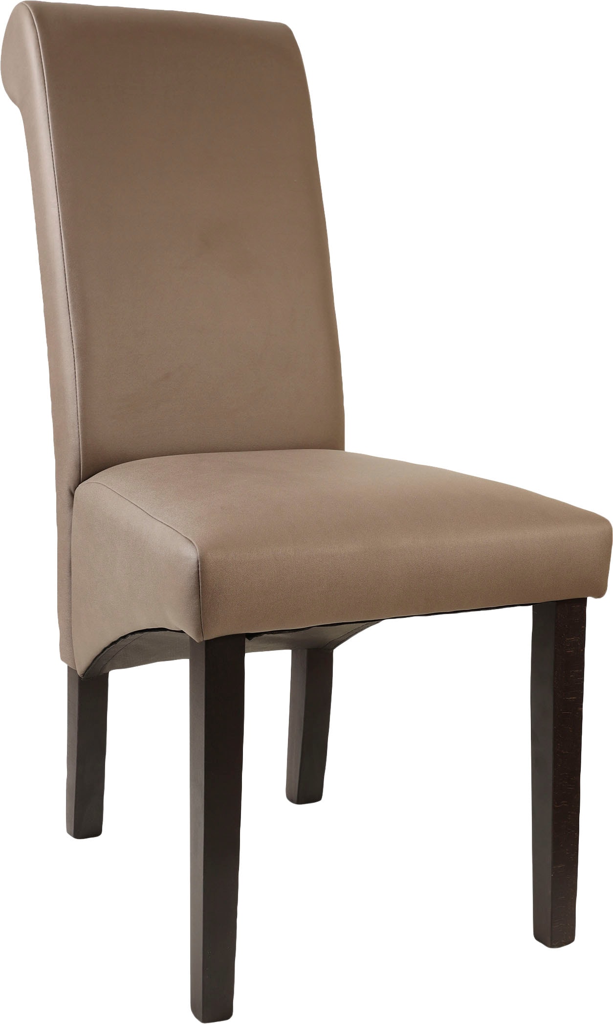 Home affaire 4-Fußstuhl »Rito«, (Set), 2 St., Microfaser, Gestell Buche nat günstig online kaufen