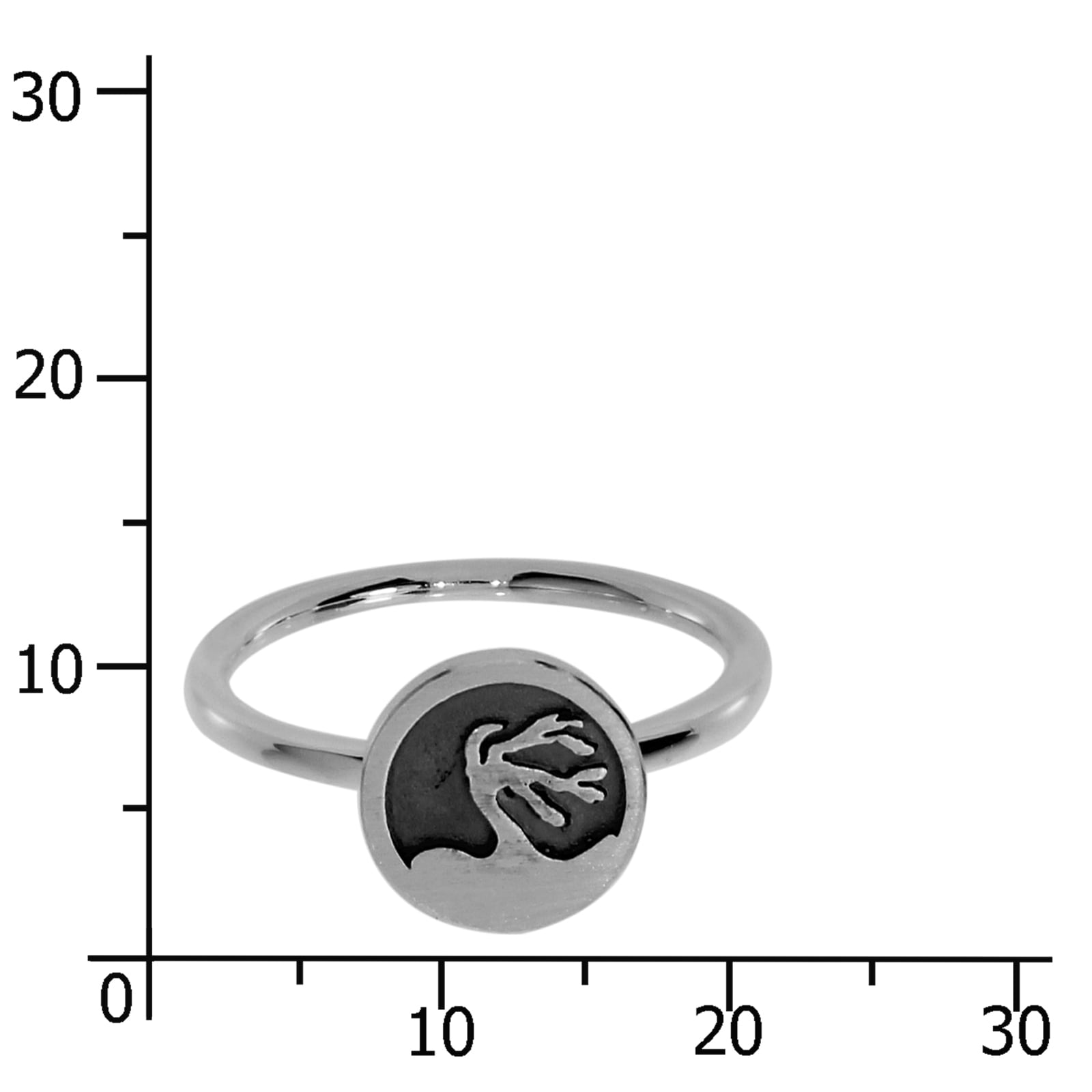 OSTSEE-SCHMUCK Fingerring »Ostsee-Schmuck Ring Windflüchter 10 mm Ring Windflüchter 10 mm«, (1 tlg.)