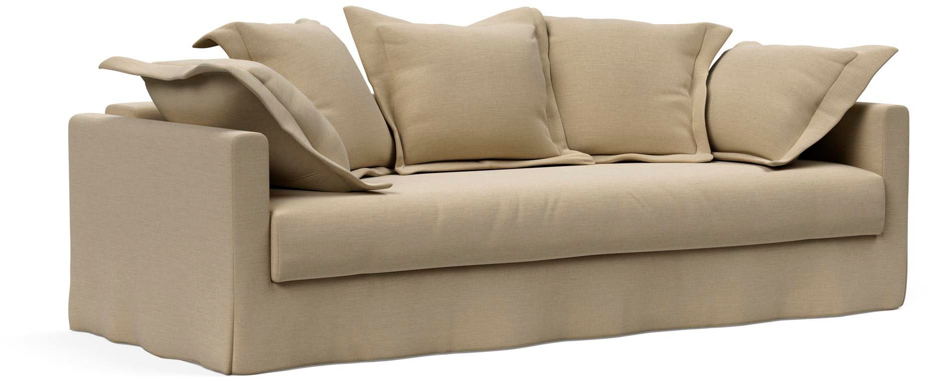 INNOVATION LIVING ™ Schlafsofa »PASCALA Bettsofa der Extraklasse, Kuschelkomfort mit tollen Kissen,«, mit Taschenfederkernmatratze, Liegefläche Breite 140 cm