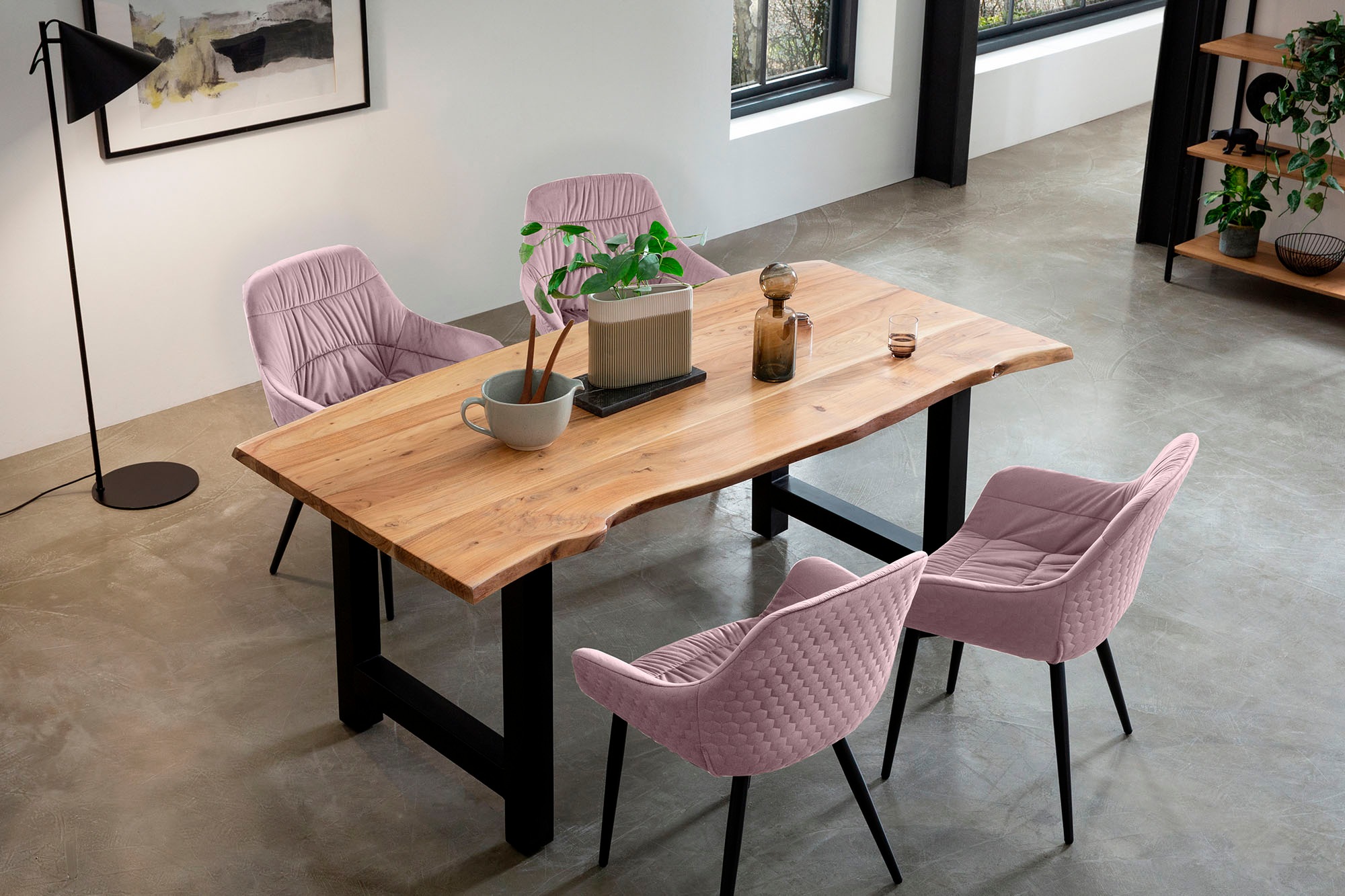 SalesFever Armlehnstuhl »Stilvoller Esszimmerstuhl für Komfort« () Esszimme günstig online kaufen