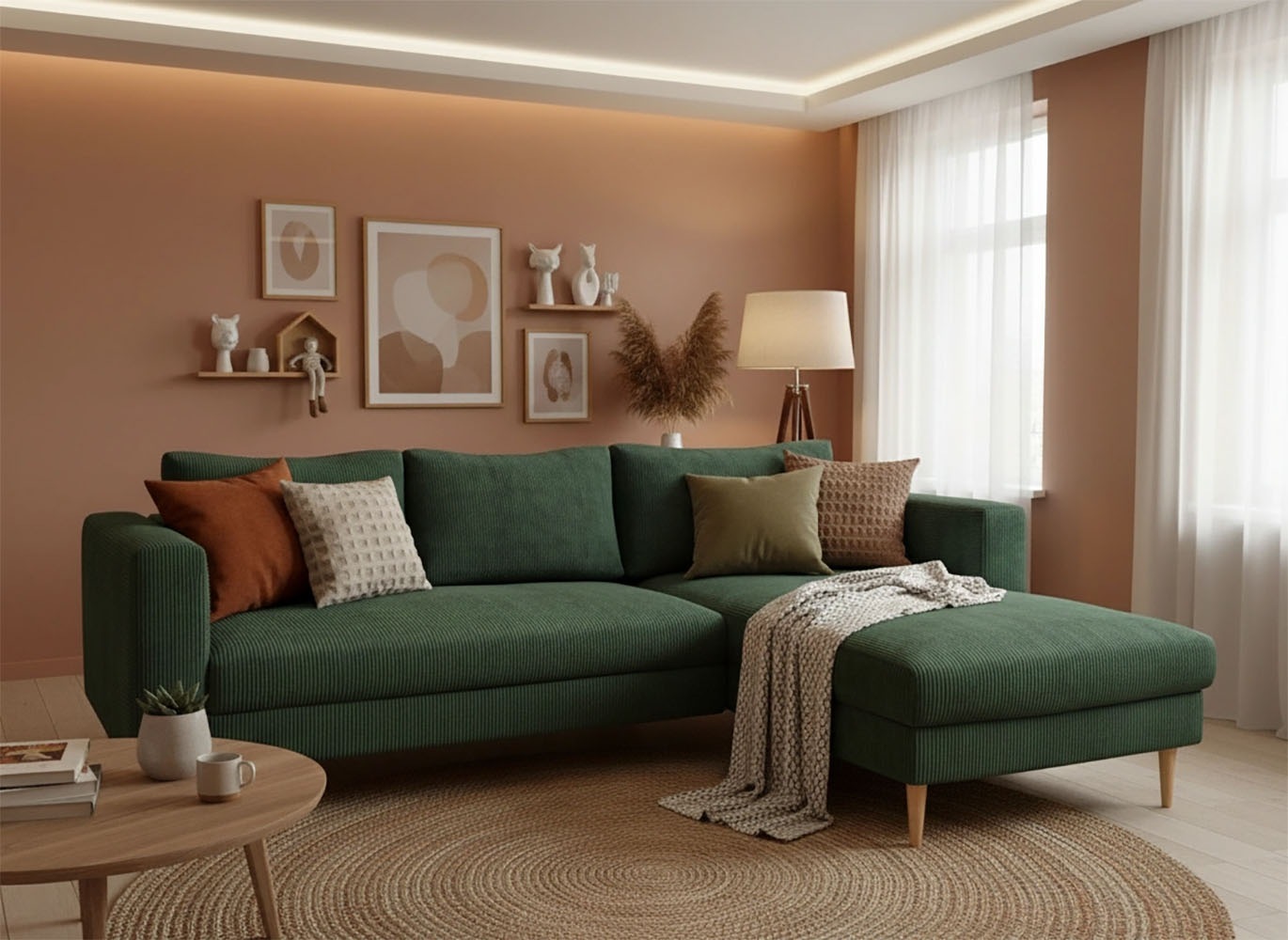 TRENDMANUFAKTUR Ecksofa »Amazing, Couch wahlweise mit Schlaffunktion & Bett günstig online kaufen