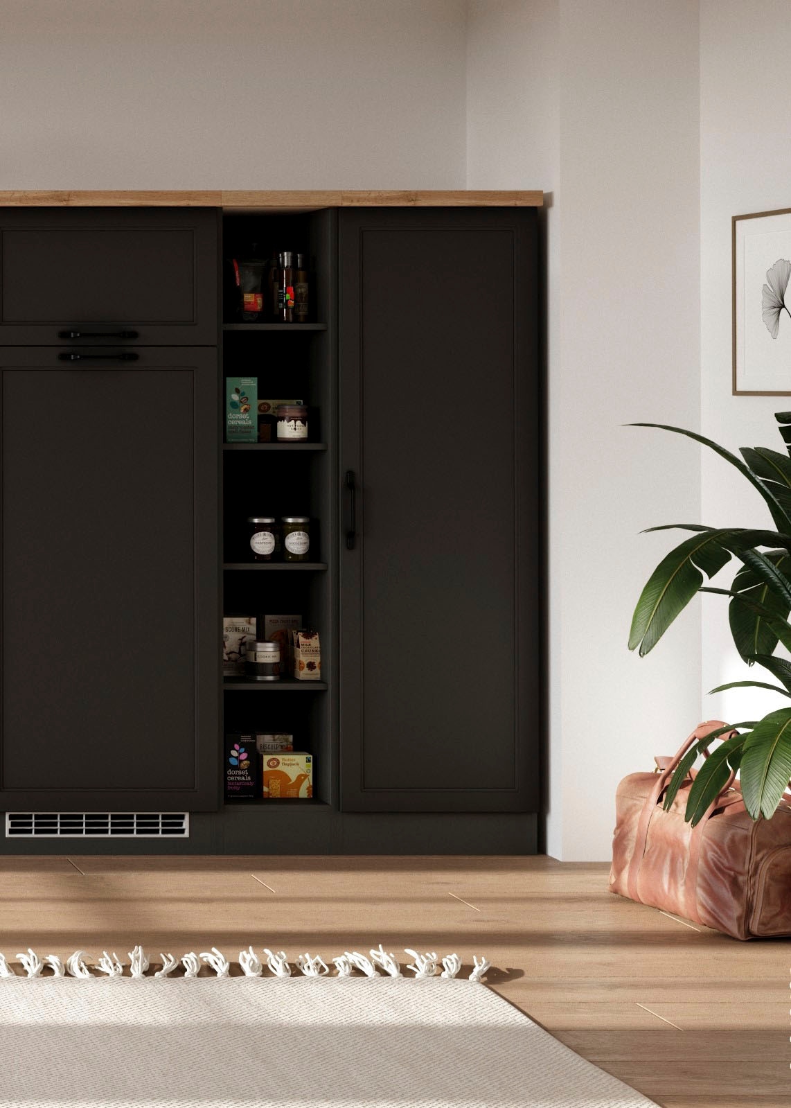 KOCHSTATION Vorratsschrank »KS-Lana«, Breite 80 cm