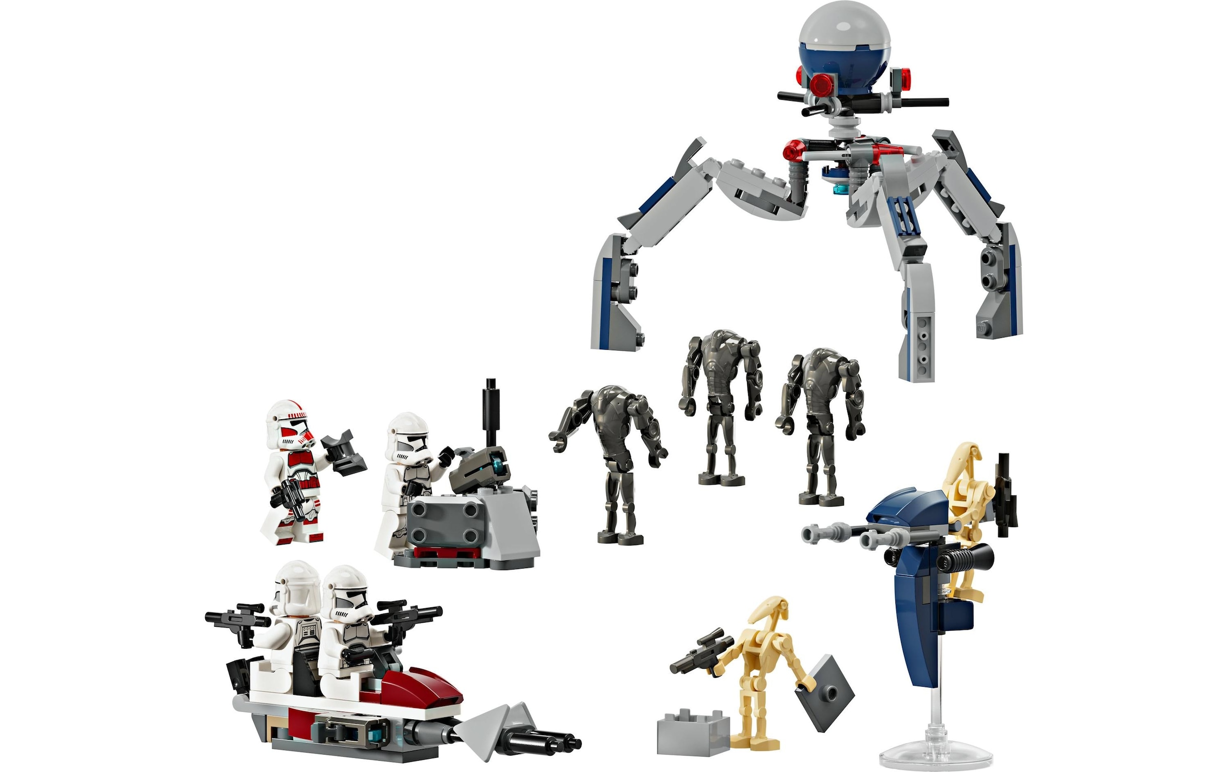 LEGO® Spielbausteine »Wars Clone Trooper & Battle Droid Battle Pack 75372«