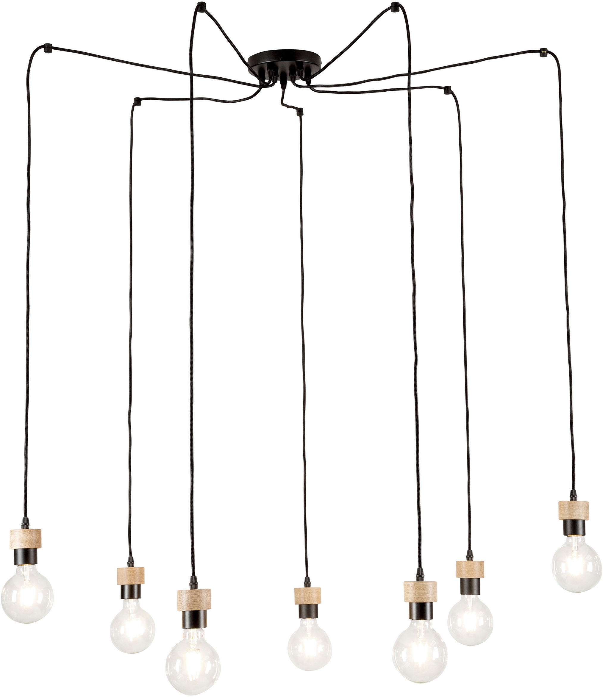 BRITOP LIGHTING Pendelleuchte »CLARTE«, 7 flammig, Leuchtmittel E27   Leuch günstig online kaufen