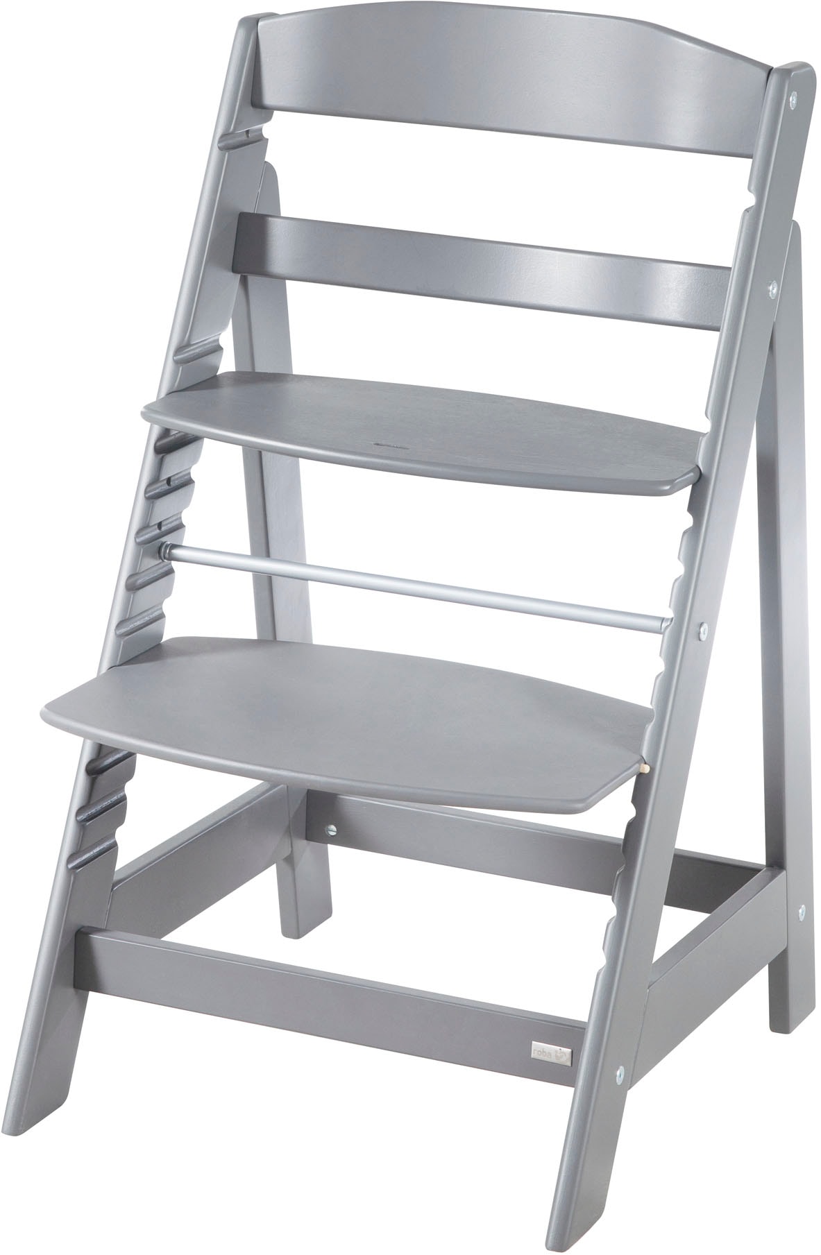 roba® Hochstuhl »Treppenhochstuhl 2-in-1 Set Born Up taupe«, mit Neugeborenen-Aufsatz, Stone gesteppt