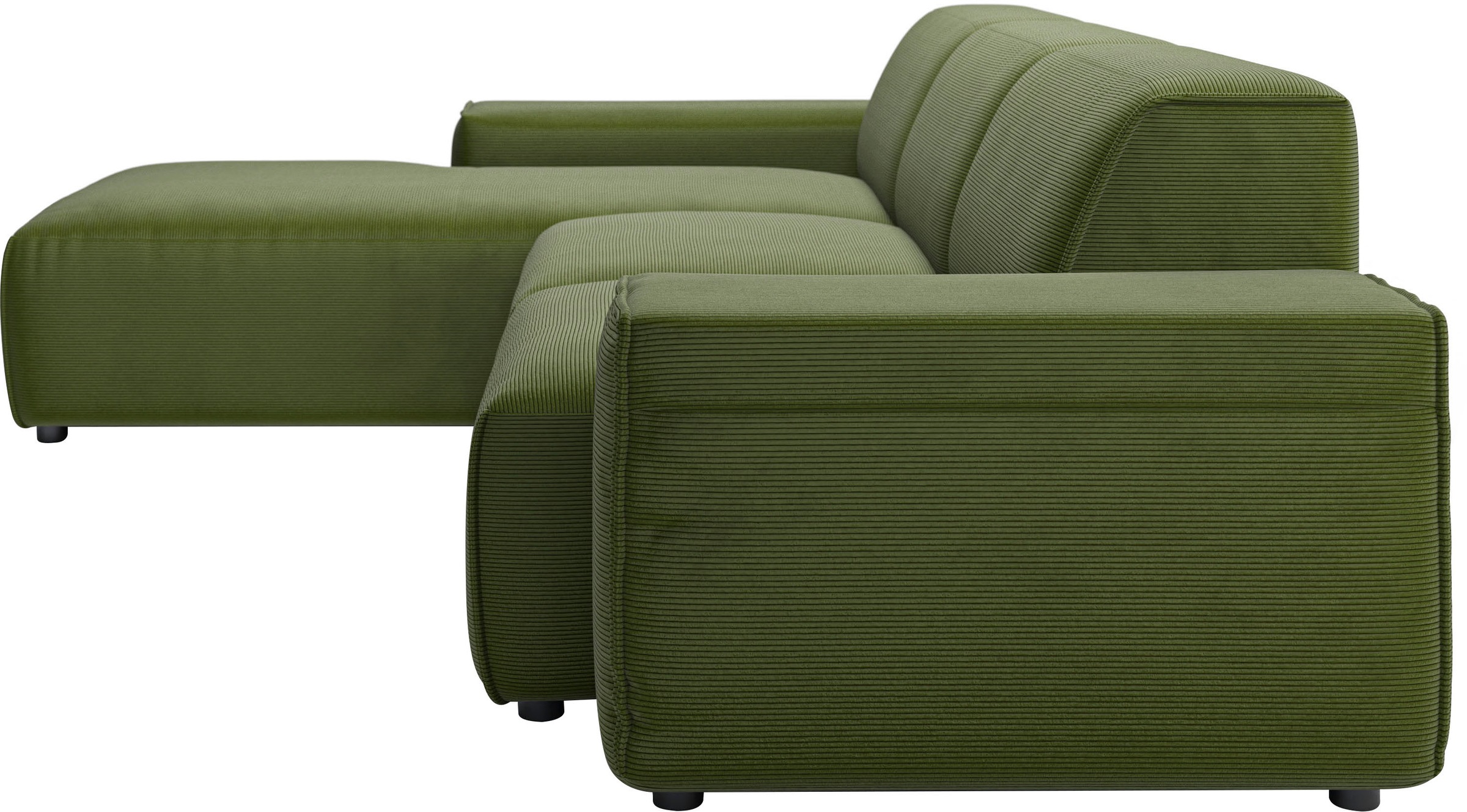 andas Ecksofa »Glimminge L-Form auch in Breitcord, Feincord + Easy care-Bezug,«, Breite 264, Zierkissen
