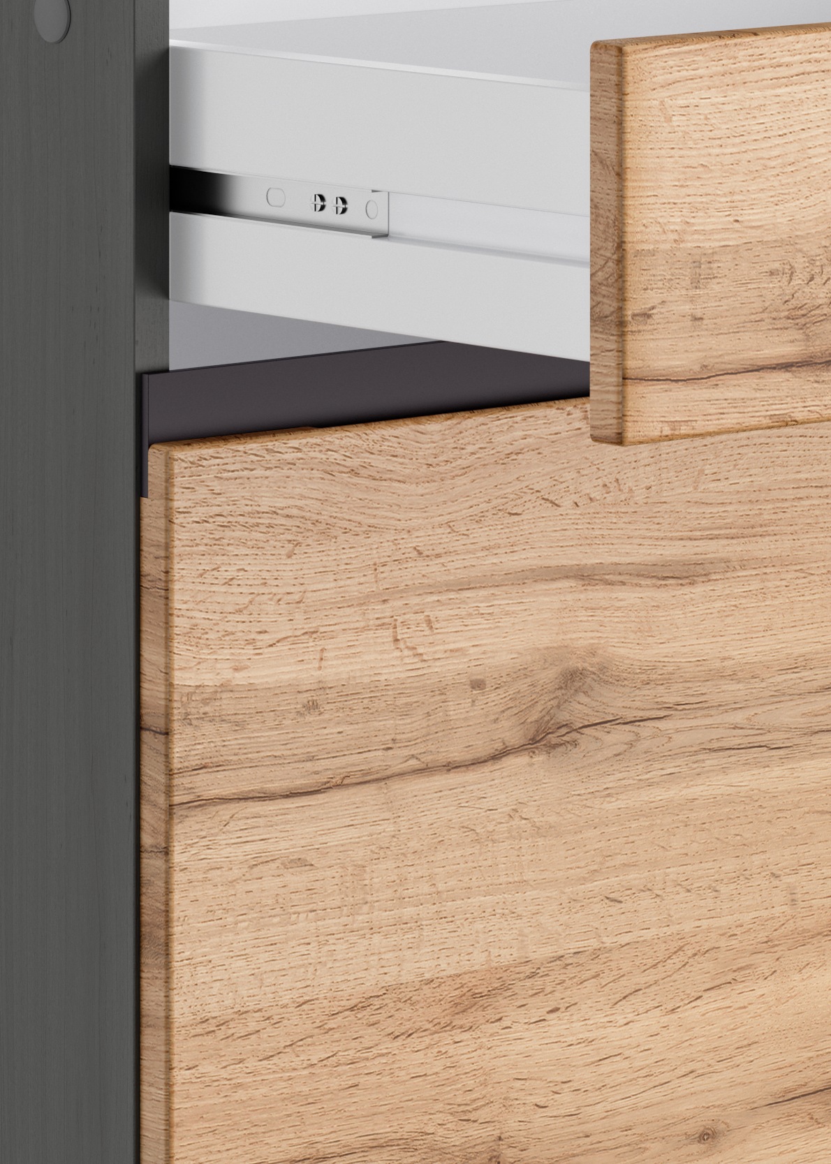 KOCHSTATION Unterschrank »KS-Riesa« Breite 180 cm, MDF-Fronten