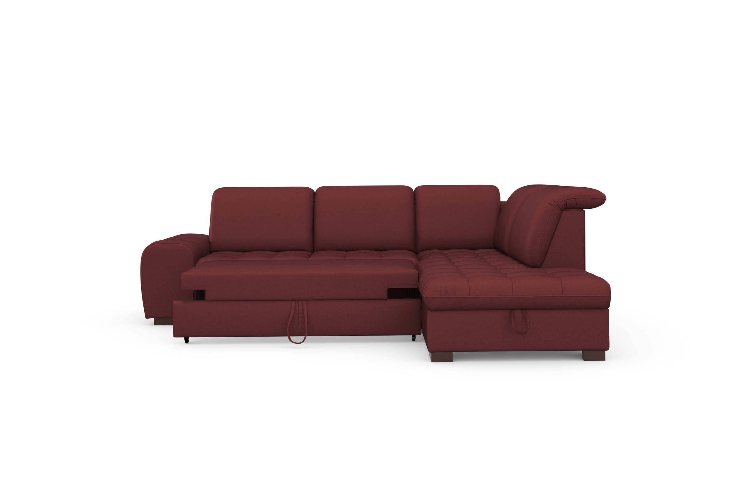 sit&more Ecksofa »Luxor L-Form«, wahlweise mit Bettfunktion, Stauraum und Kopfteilverstellung
