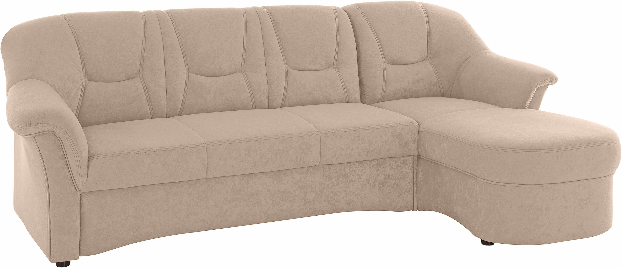 DOMO collection Ecksofa »Sarafina zeitlos und komfortabel, optional mit Federkern,  L-Form« wahlweise mit Bettfunktion