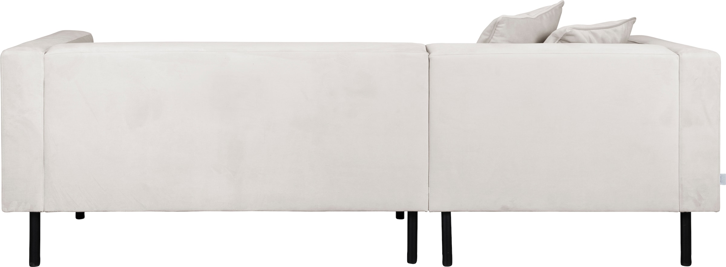 Guido Maria Kretschmer Home&Living Ecksofa »Lillibeth L-Form Designsofa, Maße B/T/H: 240/173/83 cm«, Zierkissen als Wendekissen, in Samtoptik oder Cord