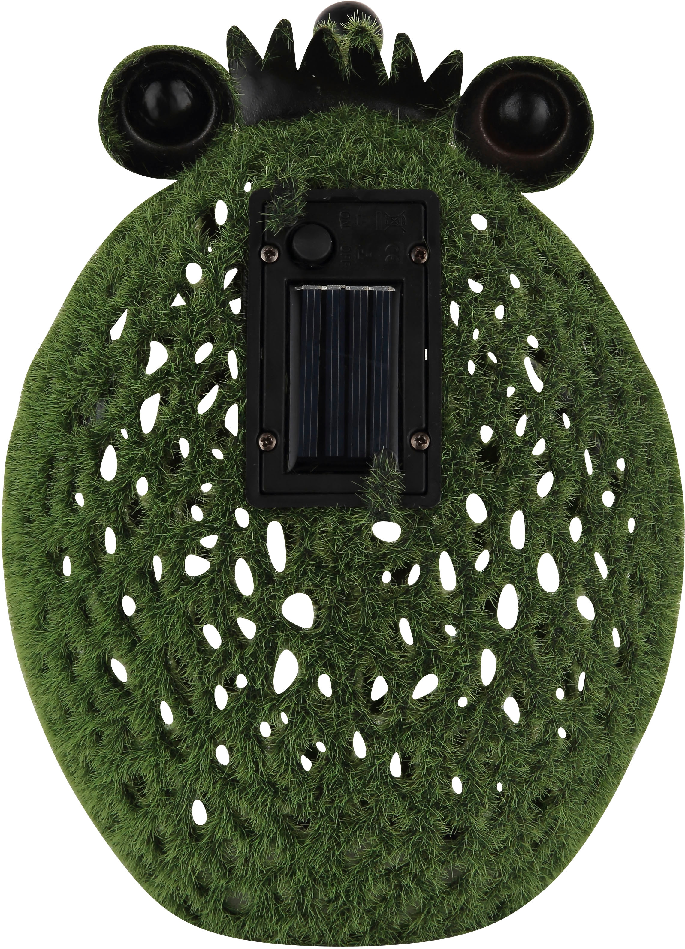 GLOBO LIGHTING LED Solarleuchte »SOLARLEUCHTE METALL BRAUN, 1XLED« LED-Modul 1 Stk. Warmweiß Solar Garten Terrasse Außenbeleuchtung Dekoleuchten