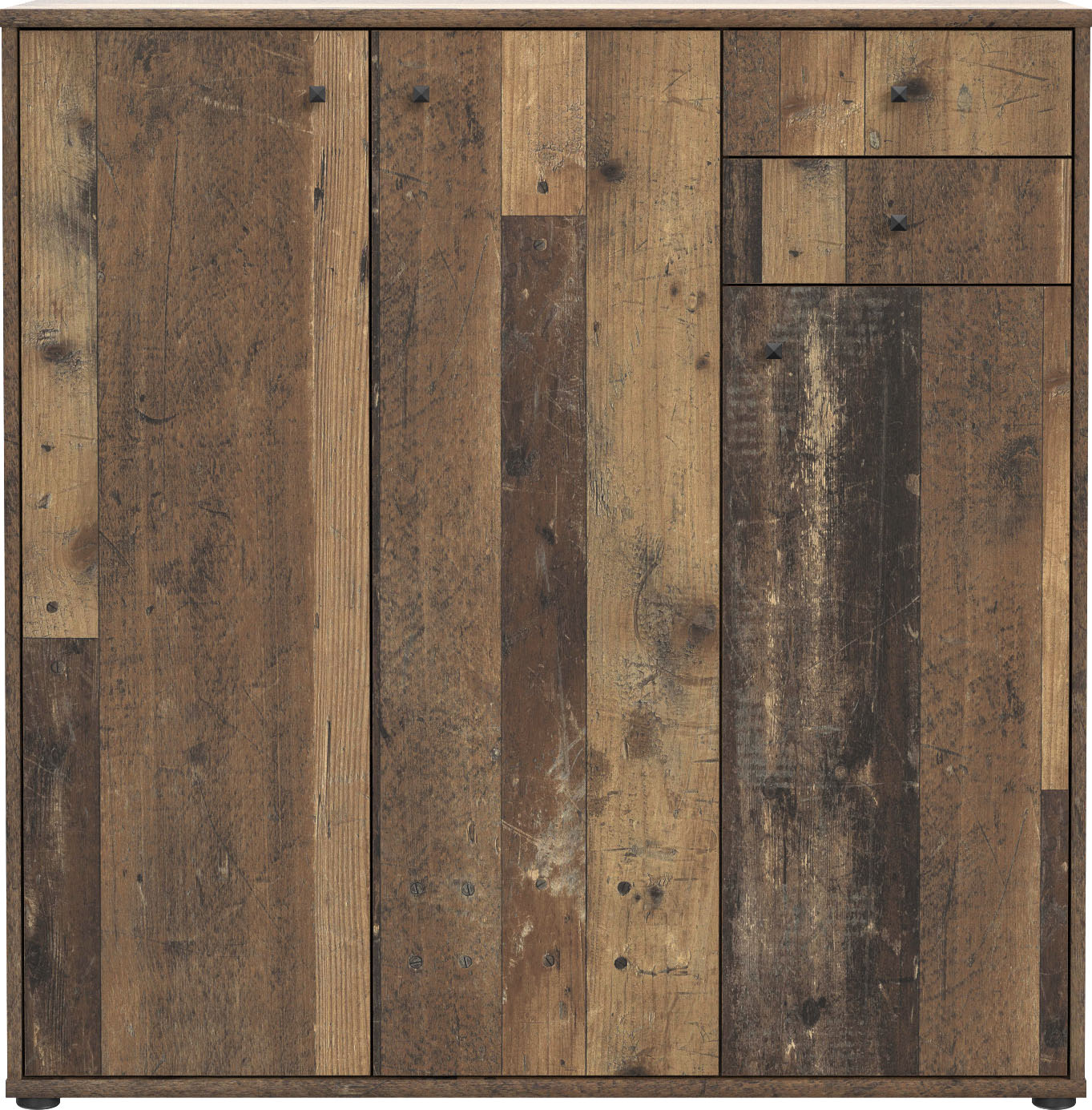 Kommode "Tempra", Breite 108,8 cm, old wood Vintage B/H/T: 108,8 cm x 111,1 cm x 34,8 cm