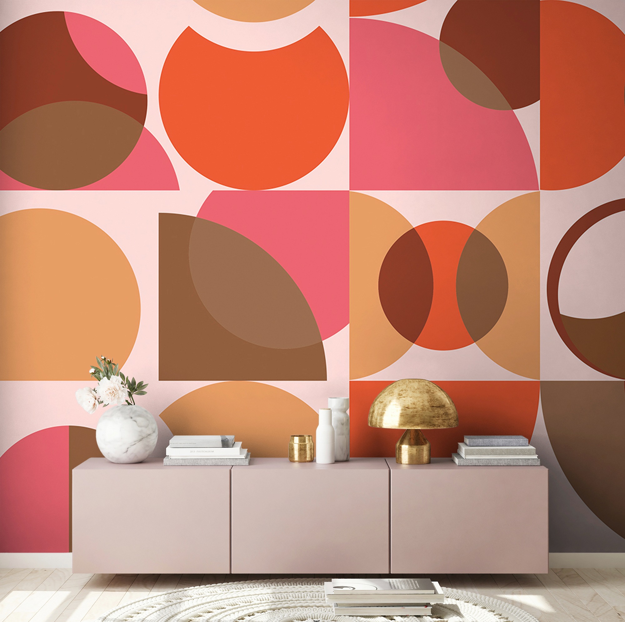Architects Paper Fototapete »Atelier 47 Circles Artwork 3« geometrisch glat günstig online kaufen