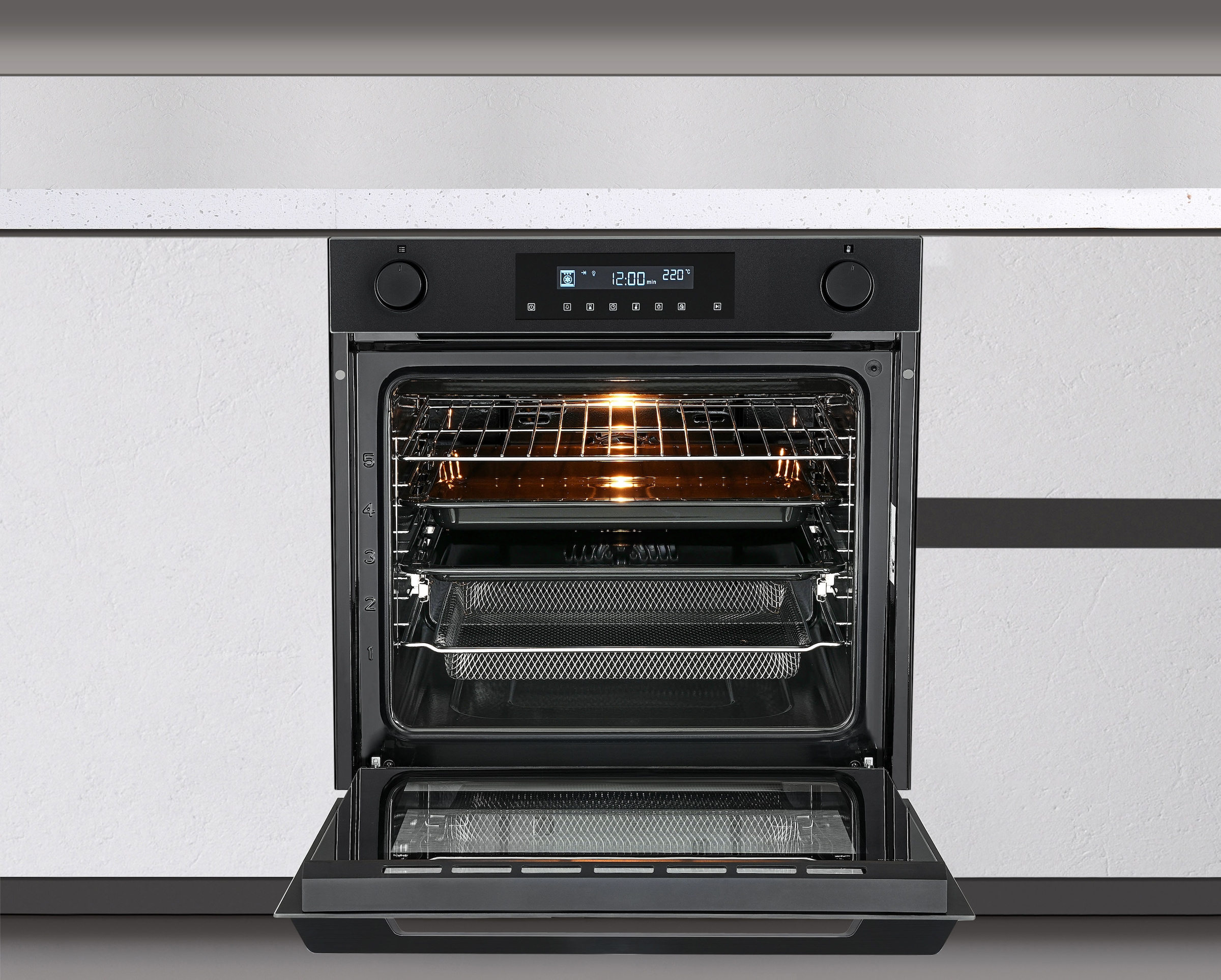 Hanseatic Backofen »HBO7214AMB« inkl. 3 Jahre Herstellergarantie