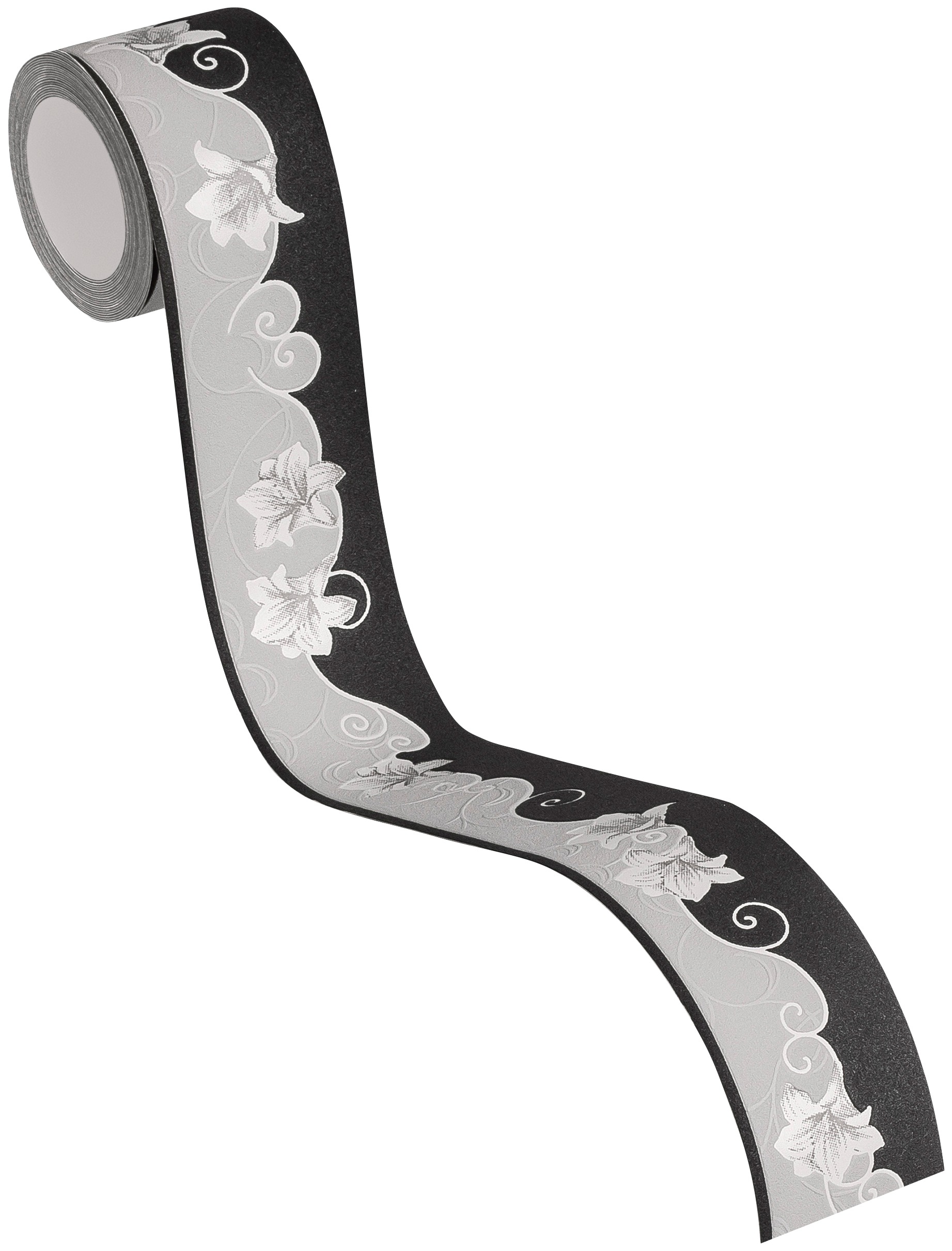 A.S. Création Bordüre »Only Borders« Barock | gemustert | ornamental leicht strukturiert Tapete Bordüre Blumen Borte Wohnzimmer Schlafzimmer Kinderzimmer Optik