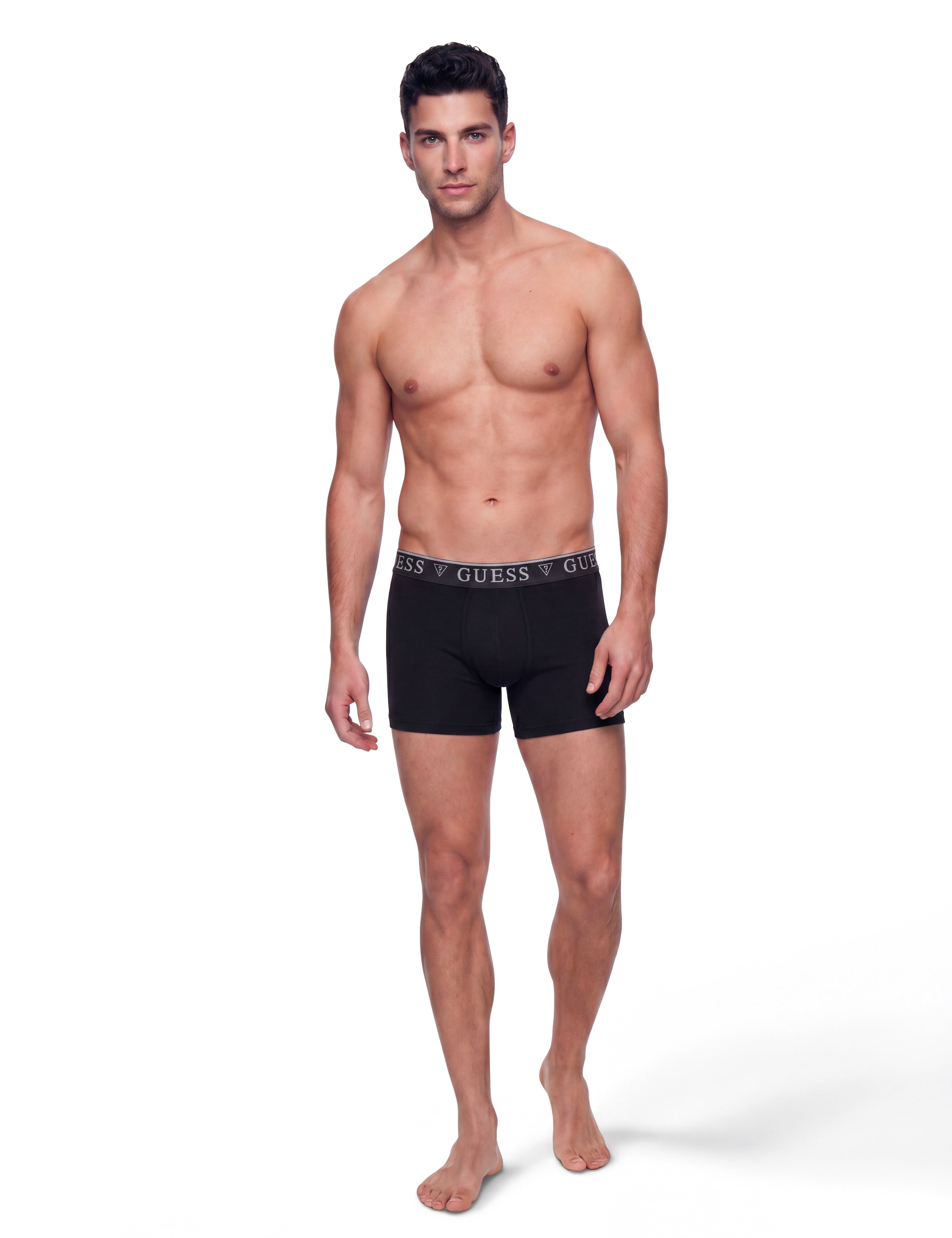 Guess Boxershorts »NJFMB BOXER TRUNK 5 PACK« Packung, 3 Stk. mit Logobund