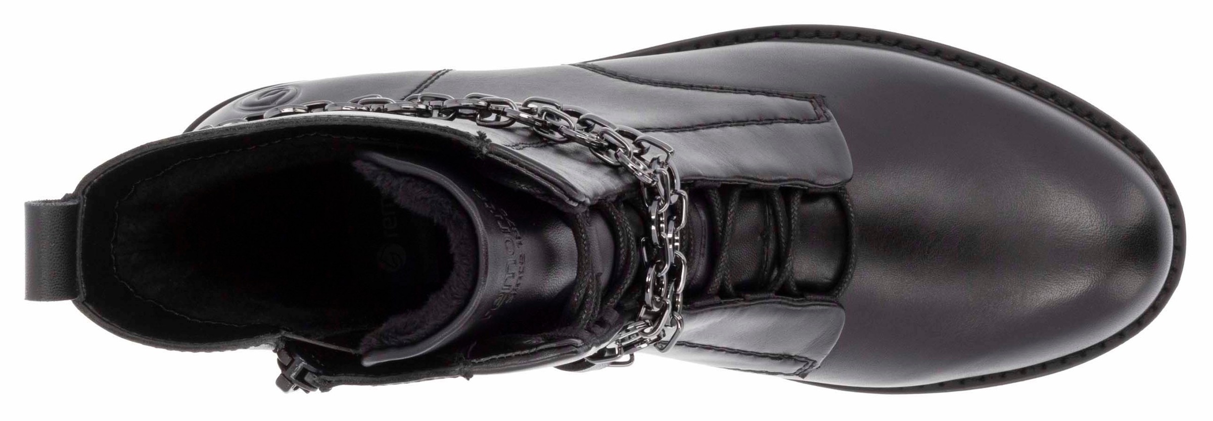 Remonte Stiefelette, Blockabsatz, Boots mit abnehmbarer Zierkette