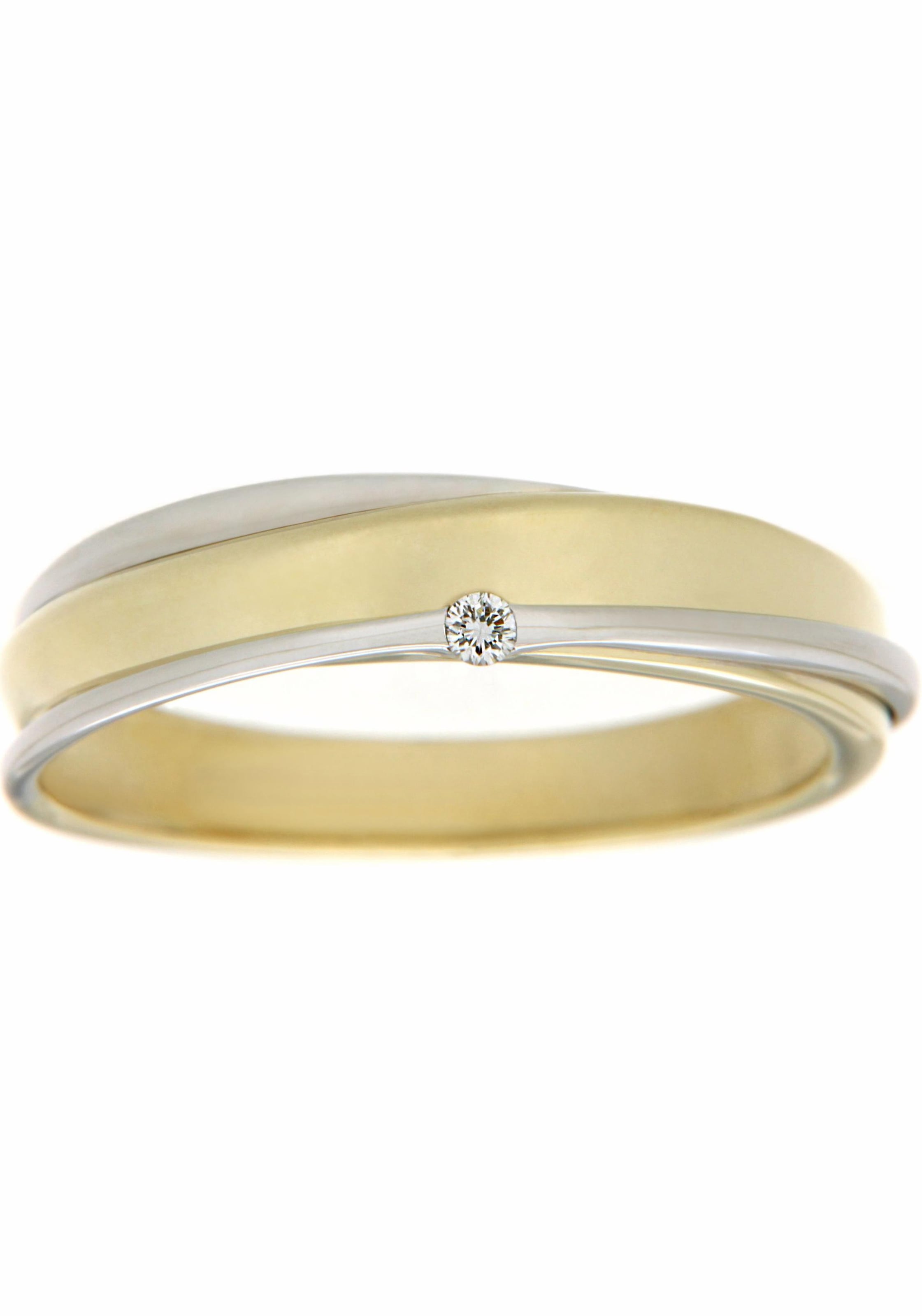 Firetti Diamantring »Schmuck Geschenk, zweifarbig«, mit Brillant im  Online-Shop bestellen | Goldringe