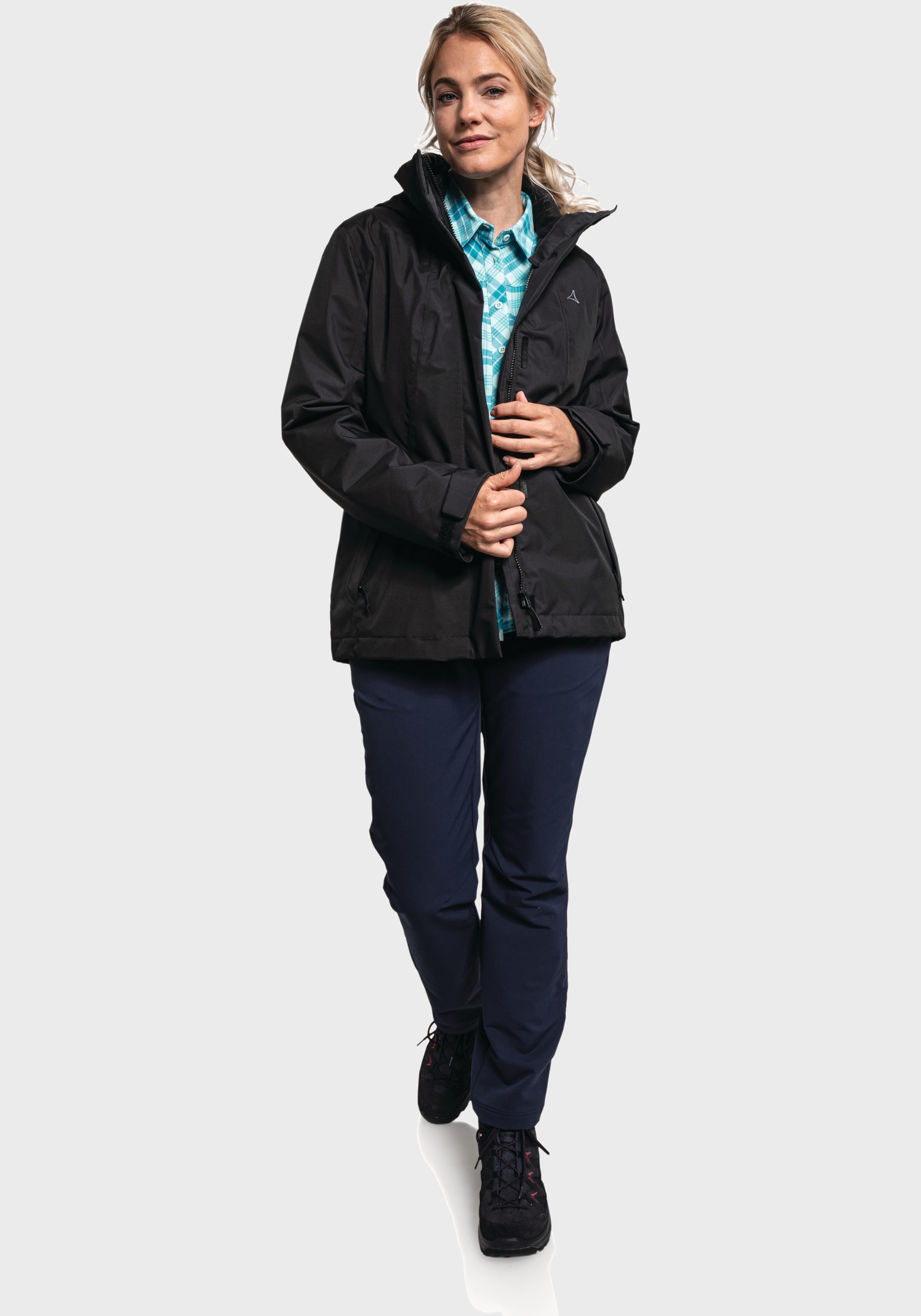 Schöffel Doppeljacke »3in1 Jacket Partinello L«, mit Kapuze