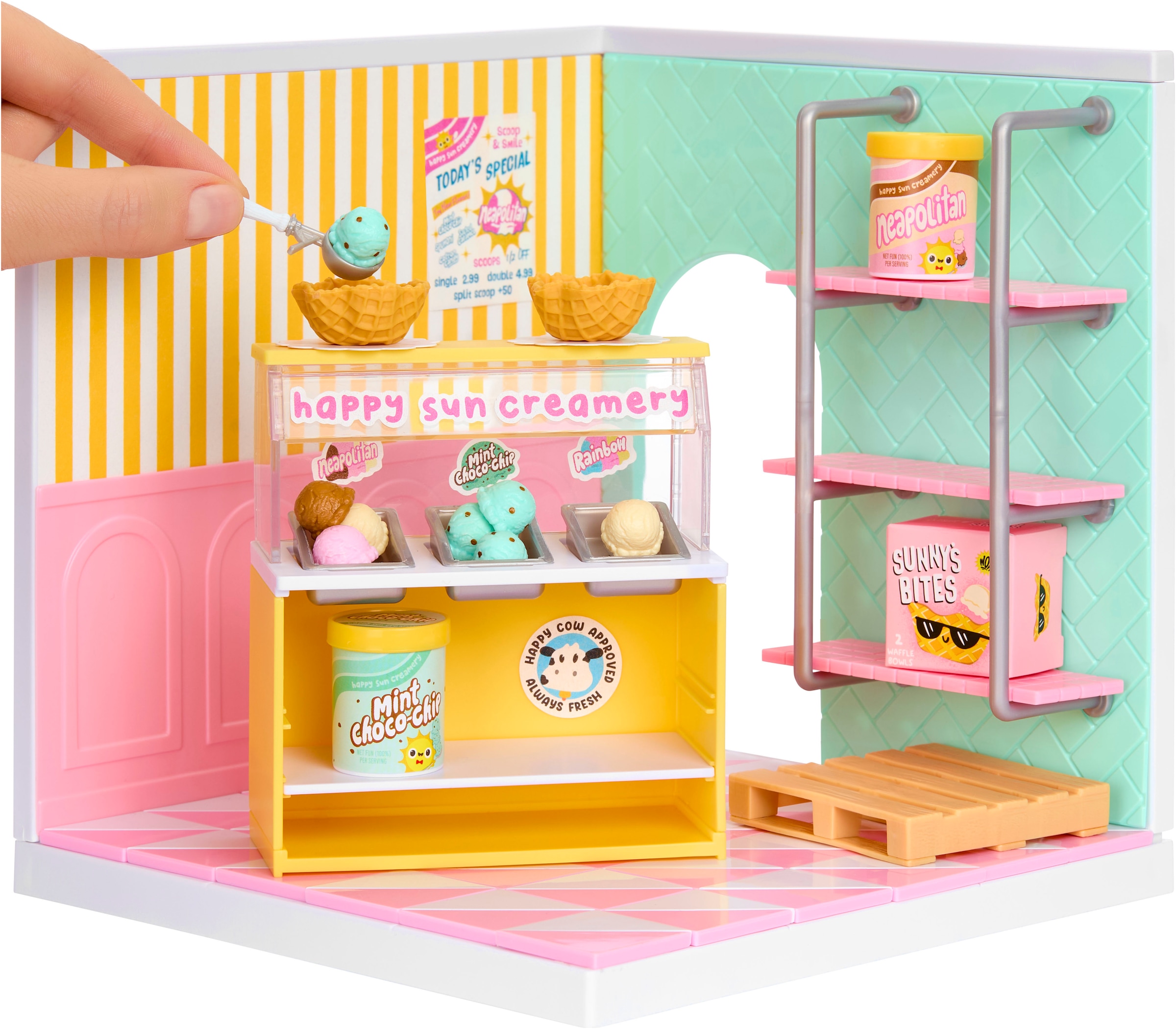 MGA ENTERTAINMENT Kreativset »MGA's Miniverse - Spaces Starter Pack- Ice Cream«