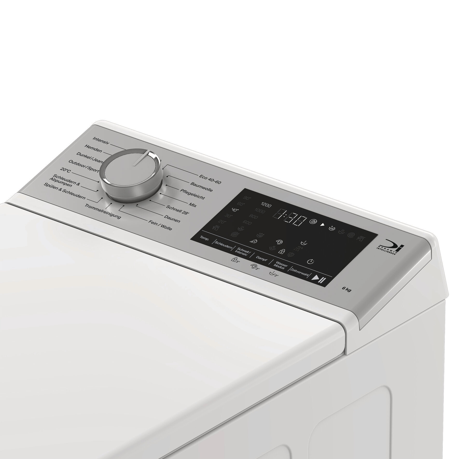 BAUKNECHT Waschmaschine Toplader »TBK Super Eco 6B S FF« 6 kg 1200 U/min FreshFinish - hemmt Gerüche und Knitterfalten mit Hilfe von Dampf