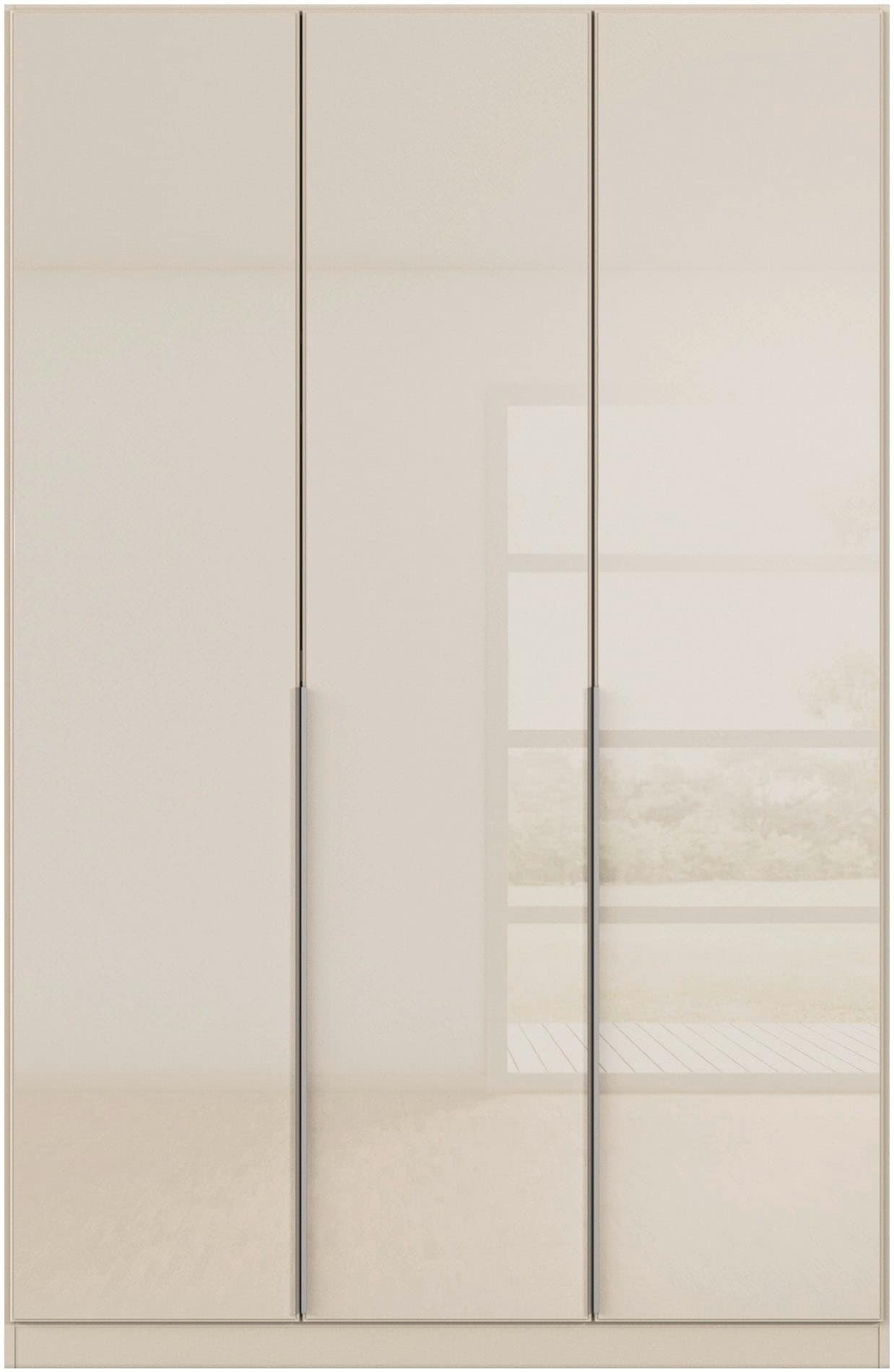 rauch Drehtürenschrank »Kleiderschrank Kleiderschränke Schrank Garderobe AGORDO mit Glasfront«, (in zwei Griff-Farben), durchdachte Innenausstattung, in 6 Breiten und 2 Höhen MADE IN GERMANY
