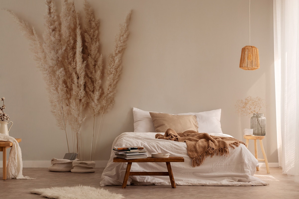 A.S. Création Vliestapete »Pampasgras-Tapete Beige Natur Fototapete Boho St günstig online kaufen