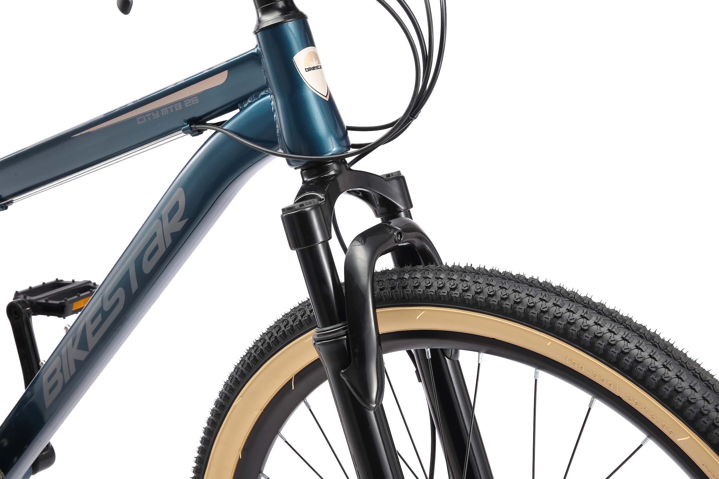Bikestar Mountainbike 21 Gang Shimano RD-TY300 Schaltwerk Kettenschaltung für Damen und Herren, Kettenschaltung