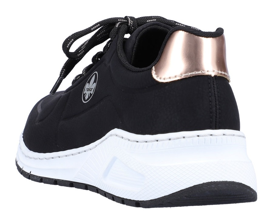 Rieker Sneaker, mit MemoSoft-Innensohle, Freizeitschuh, Halbschuh, Schnürschuh