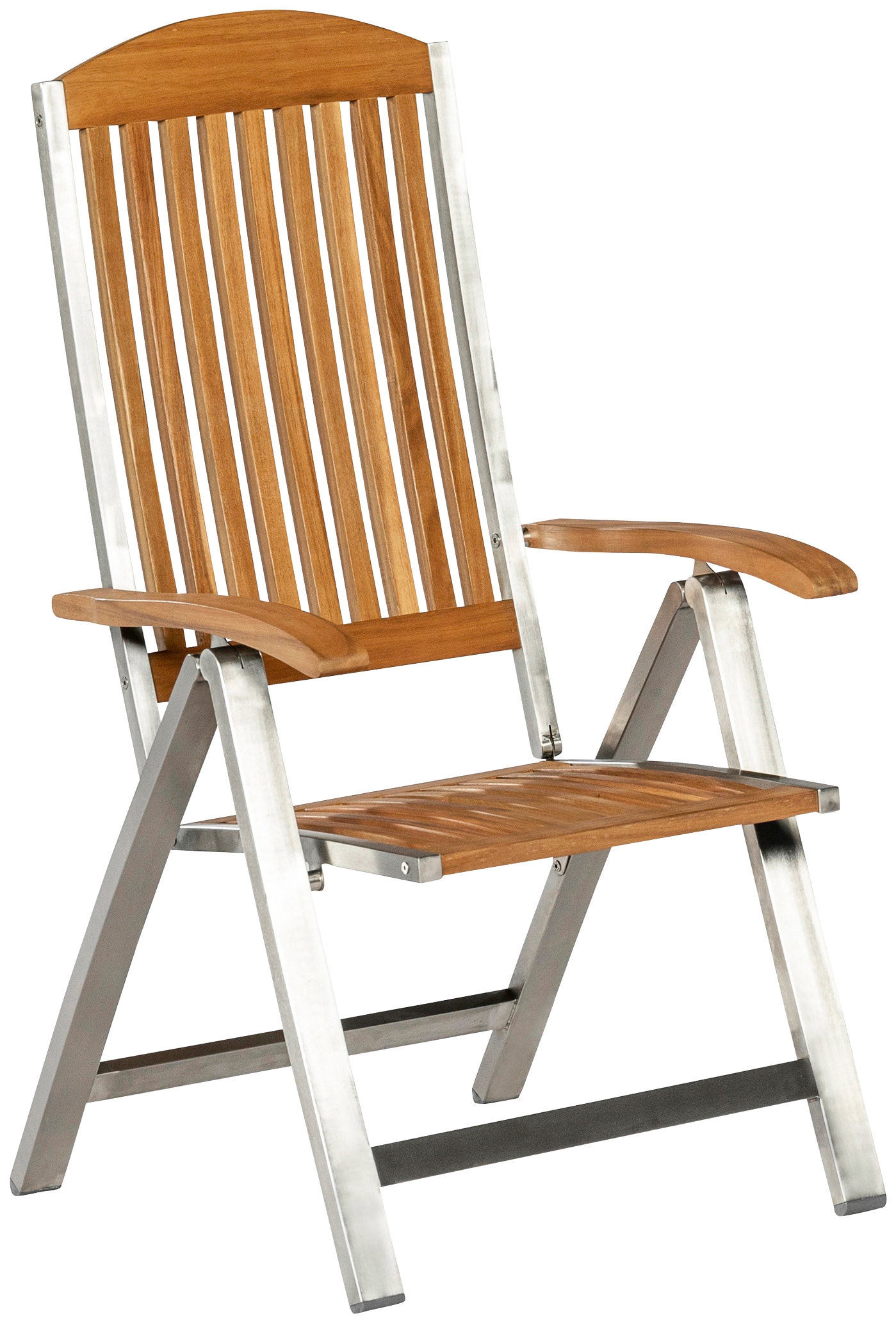 MERXX Gartenstuhl »Keros« () 1 Edelstahl/Akazie, verstellbar günstig online kaufen