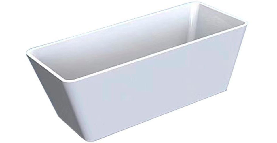 welltime Badewanne »Sagres« Höhe 60 cm mit Ablaufstöpsel   verstellbare Füß günstig online kaufen