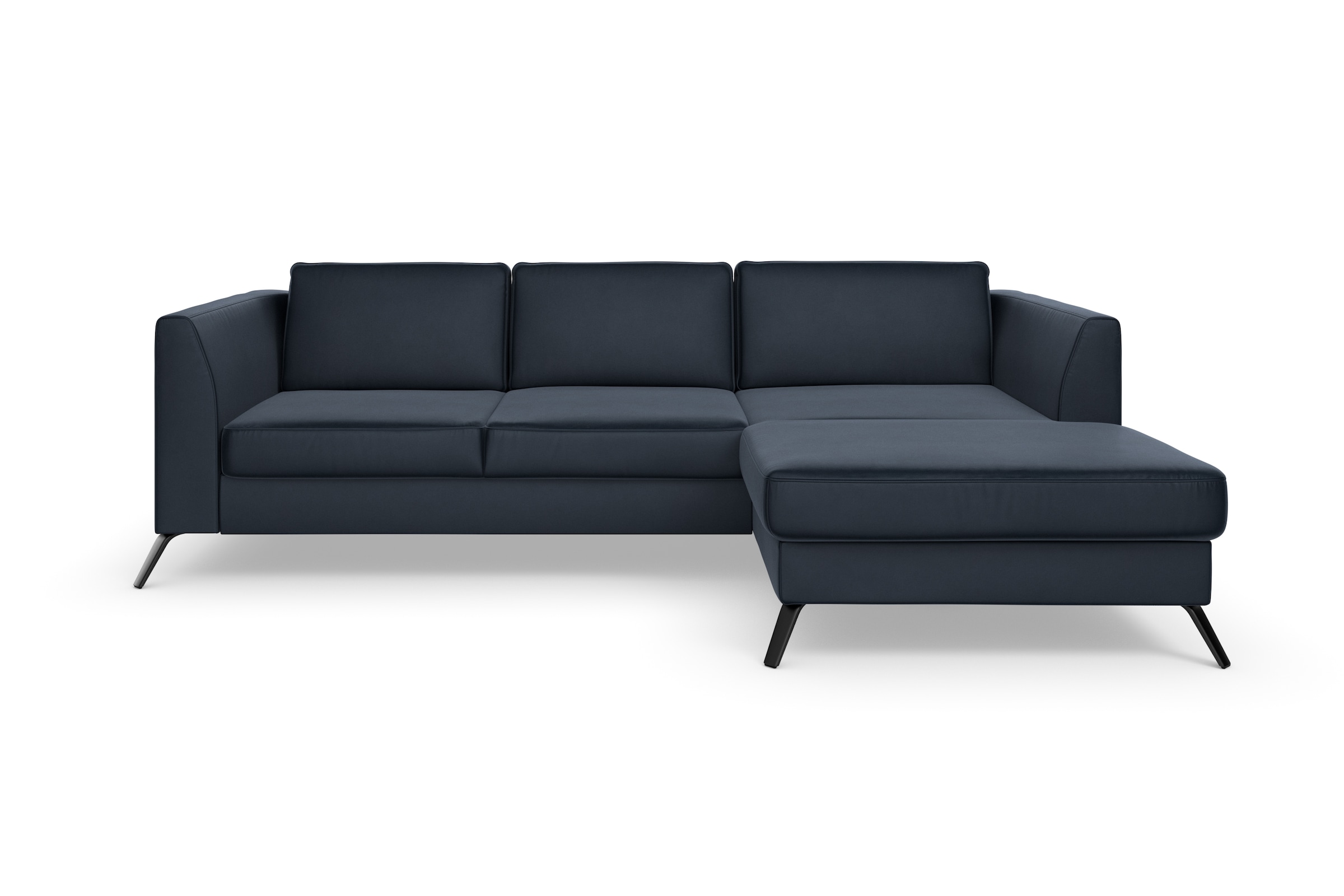 sit&more Ecksofa »Olsen L-Form«, inklusive Sitztiefenverstellung, wahlweise mit Bettfunktion, 15cm hoch