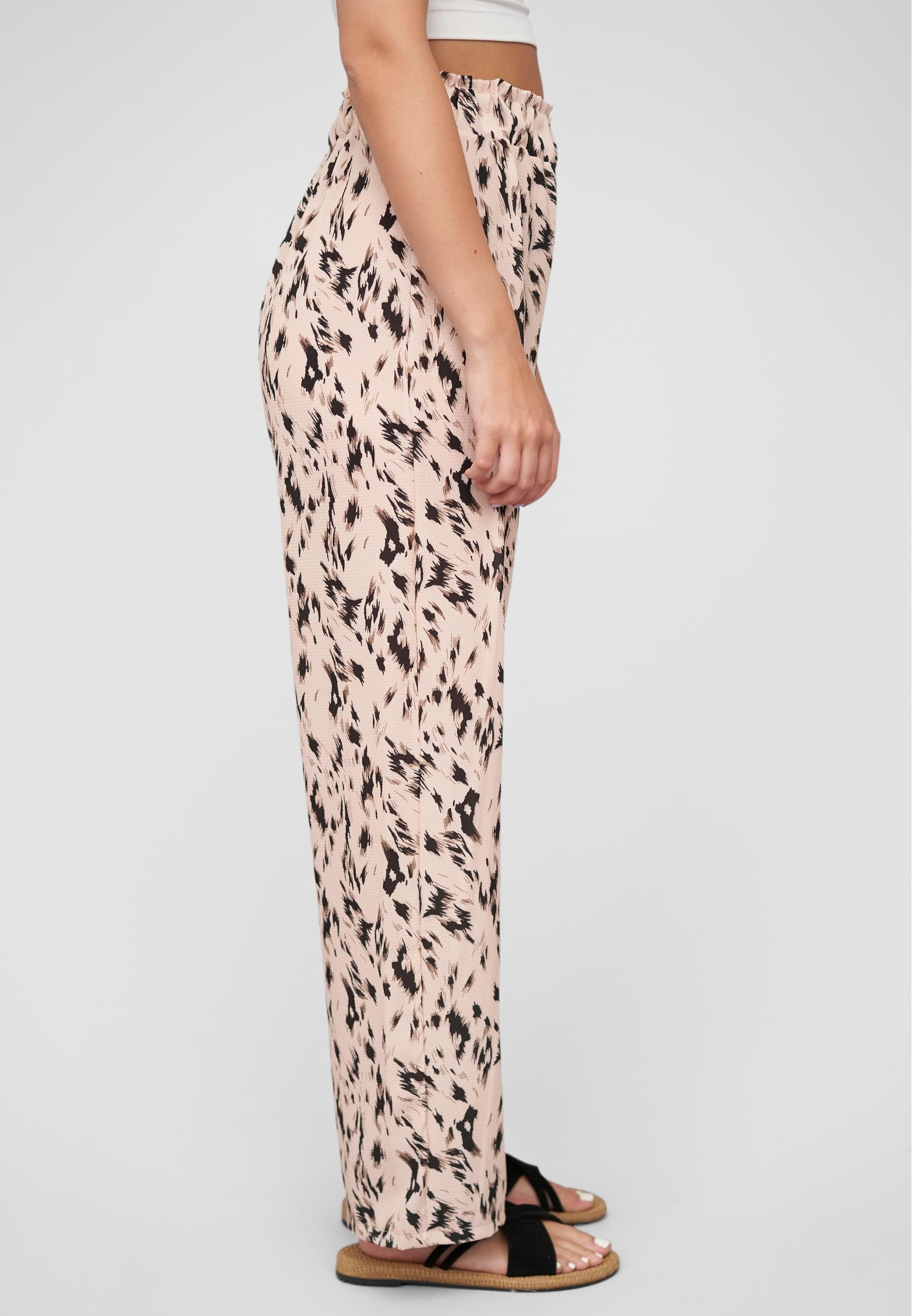 CLOUD 5IVE Stoffhose »CLOUD 5IVE Summer Crepe-Pants with animal print«