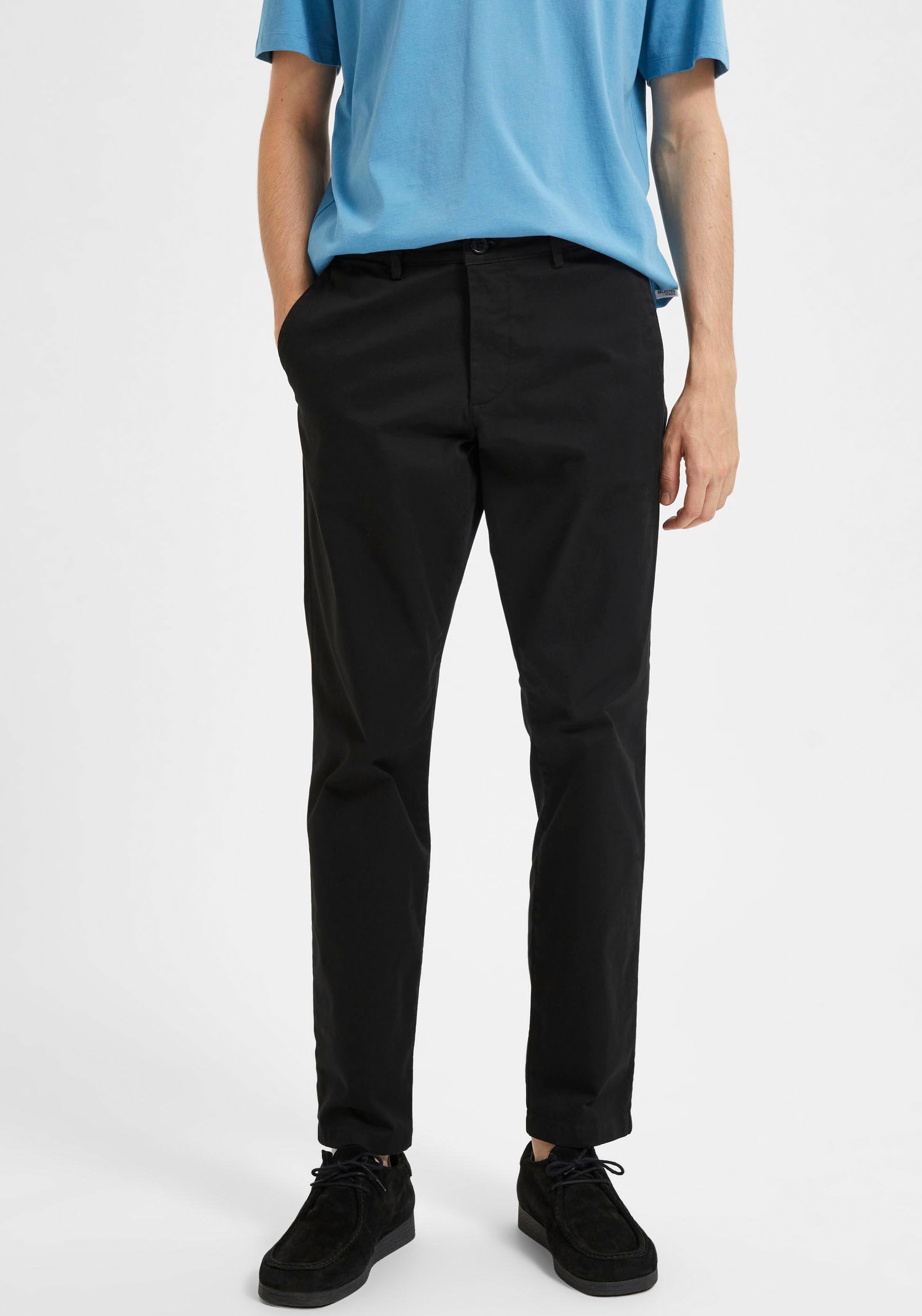 SELECTED HOMME Chinohose »SLH175-SLIM NEW MILES FLEX PANT NOOS«